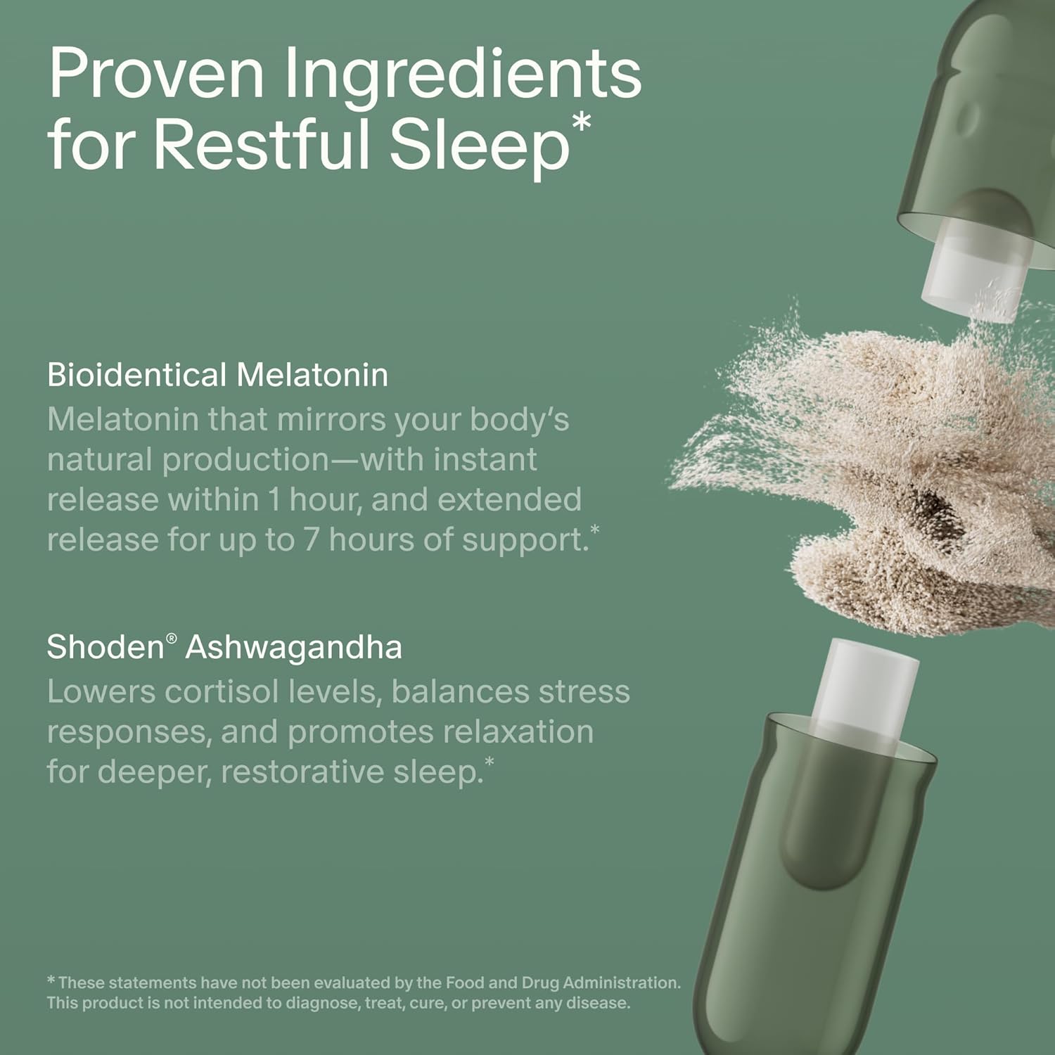 Seed PM-02 Sleep + Restore - Sleep Aid for Women & Men - Non-Habit Forming Bioidentical Melatonin & Ashwagandha - Vegan & Shelf-Stable - 30 Capsules (30-Day Supply) - Image 5