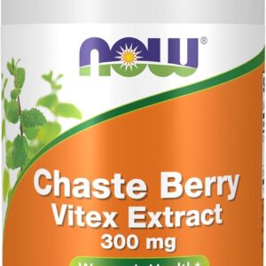 NOW Supplements, Chaste Berry Vitex Extract 300 mg with Dong Quai, Women's Health*, 90 Veg Capsules