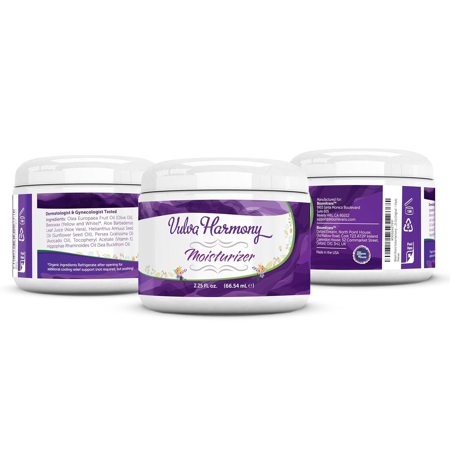Vulva Harmony Vulva Balm – Vaginal Moisturizer for Women, Moisture & Relief Cream for Intimate Feminine Care | Dryness, Vaginitis, Itch, Chafing, Irritation & Menopause | No Estrogen Cream, 2.25 Oz - Image 8
