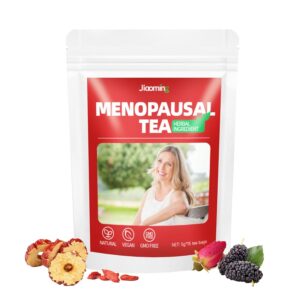 Jiaoming Menopause Herbal Tea for Women, Natural Hormone Regulation, Hot Flashes and Stress，Night Sweats & Mood Swings, Biodegradable Sachets
