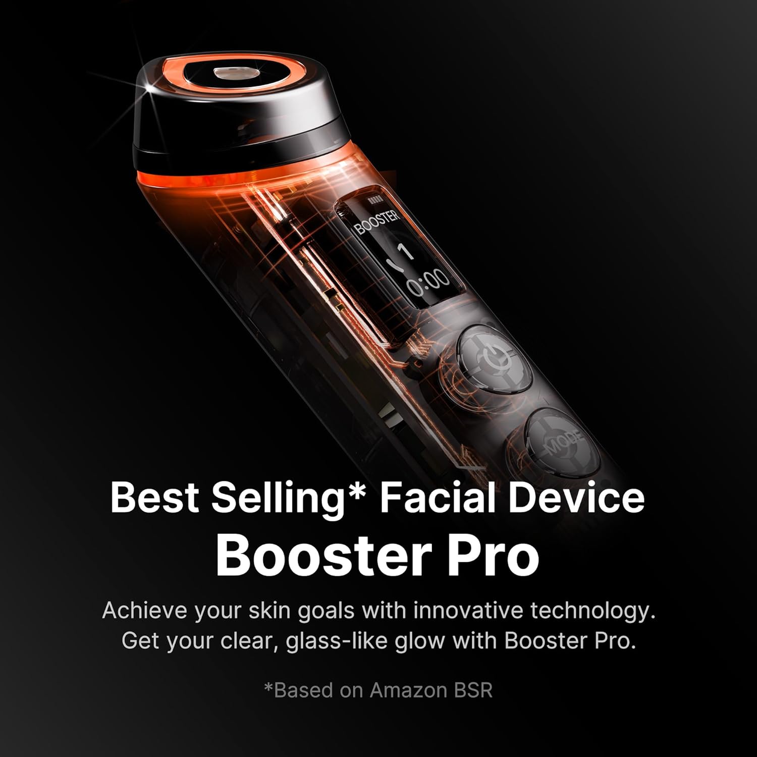medicube Booster Glow Duo for Poreless Radiance: Age-R Booster Pro (Black) and Collagen Jelly Cream 50ml | Gifts for Women, Skin Care Set - Image 2
