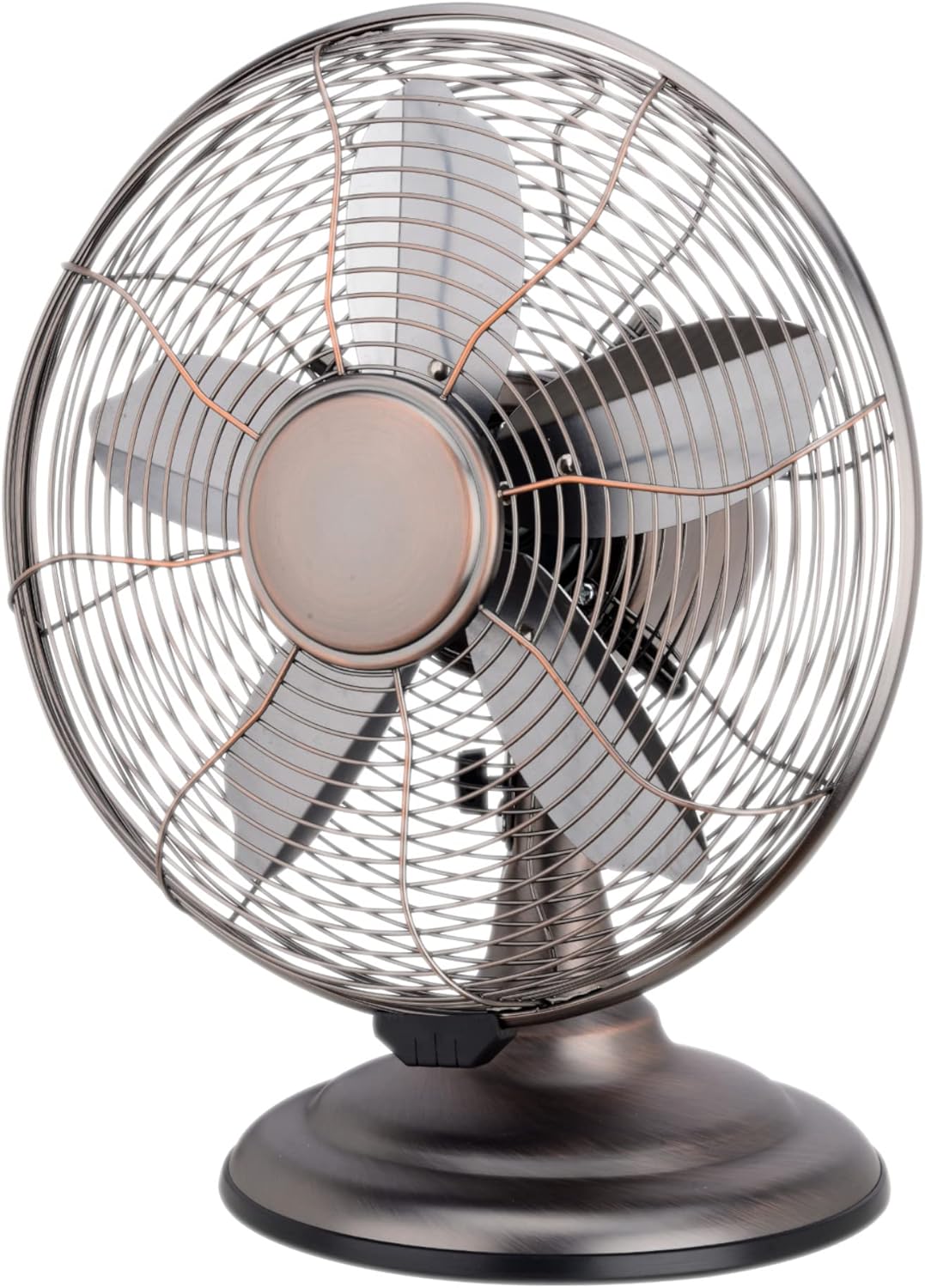 Optimus F-6212A F-6212A 3-Speed 60-Watt 12-In. Portable Retro Oscillating Table Fan - Image 2