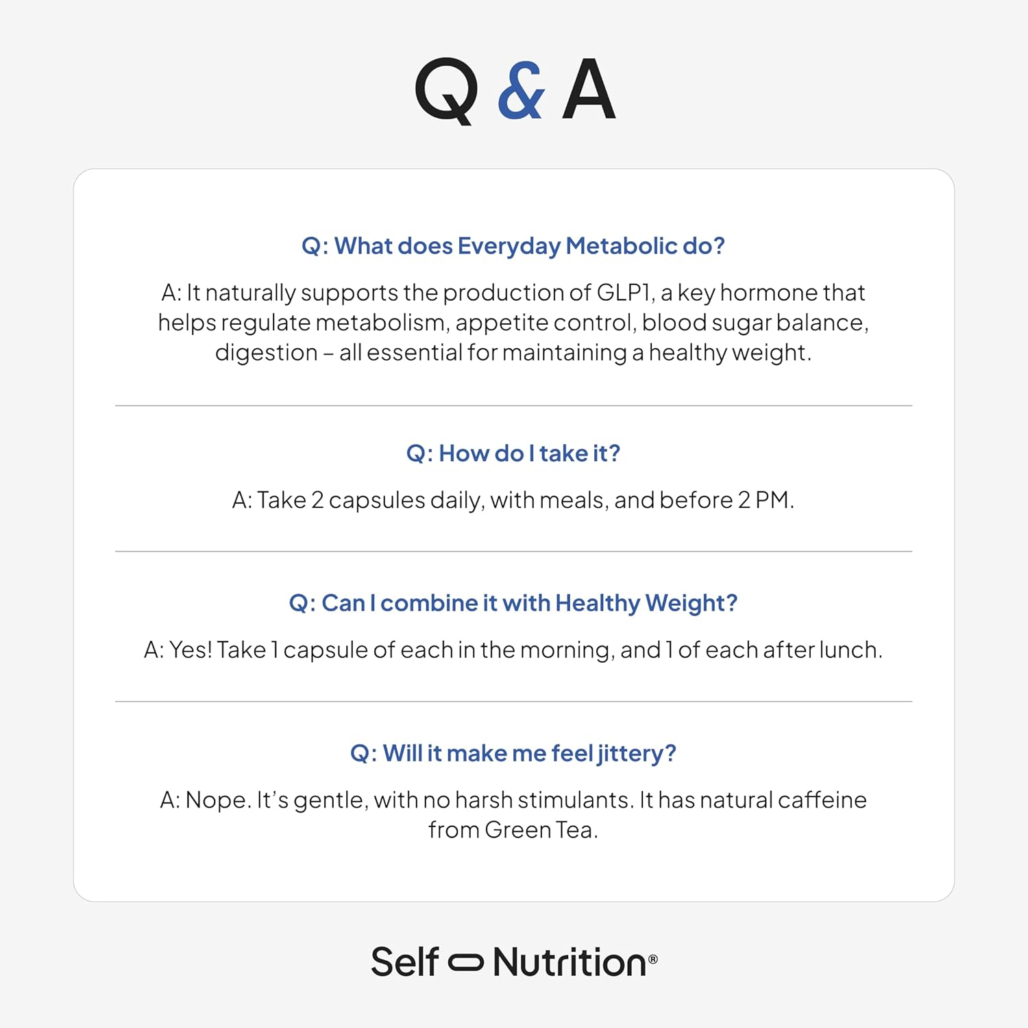 SELF NUTRITION GLP-1 Natural Supplement for Women – Third-Party Tested - Metabolism & Appetite Support with Berberine, Green Tea, Cinnamon & Resveratrol – Weight Management Supplement. Made in USA. - Image 6