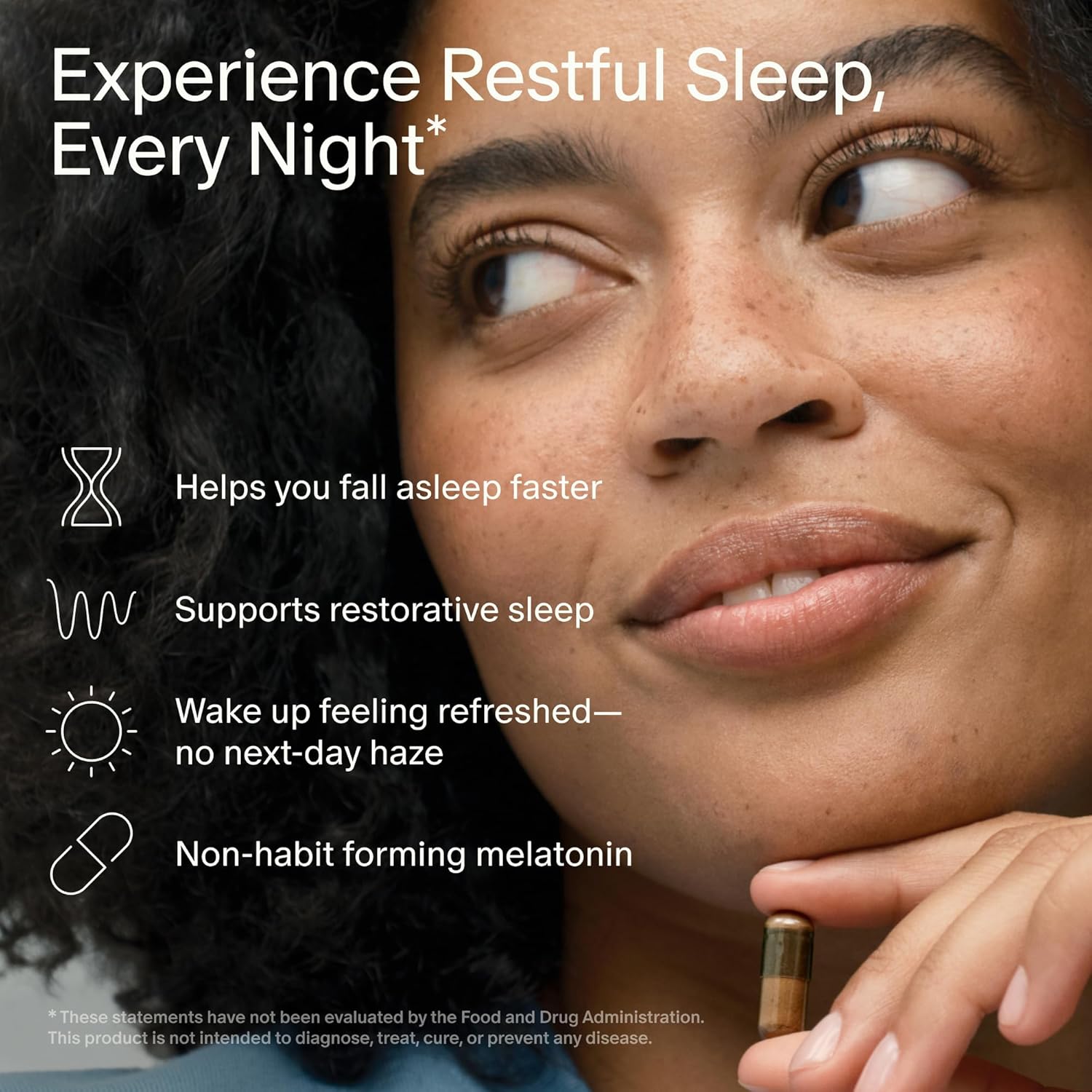 Seed PM-02 Sleep + Restore - Sleep Aid for Women & Men - Non-Habit Forming Bioidentical Melatonin & Ashwagandha - Vegan & Shelf-Stable - 30 Capsules (30-Day Supply) - Image 2