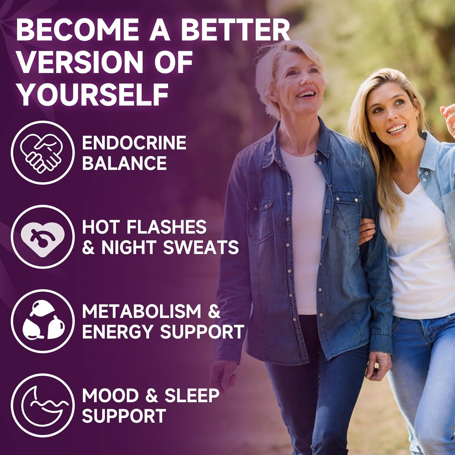 Q'ankyaq Menopause Support Liquid Drops with Ashwagandha, Red Clover, Black Cohosh, Chasteberry - Hot Flashes, Hormone Balance, Mood & Energy, Metabolism, 2 Fl Oz - Image 3