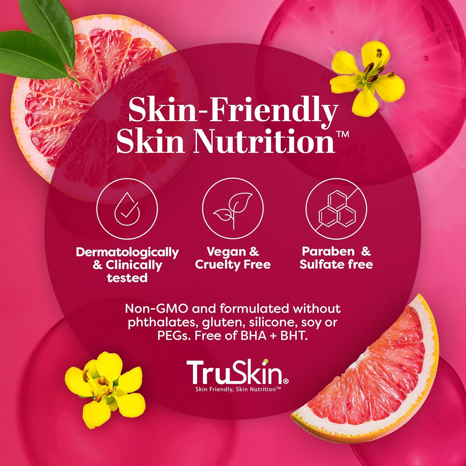 TruSkin Vitamin C Super Serum for Face - Five Skin Benefits in One Serum with Vitamin C, Retinol, Niacinamide, Hyaluronic Acid & Squalane - Brighten, Firm & Smooth the Look of Skin, 2 Fl Oz - Image 6