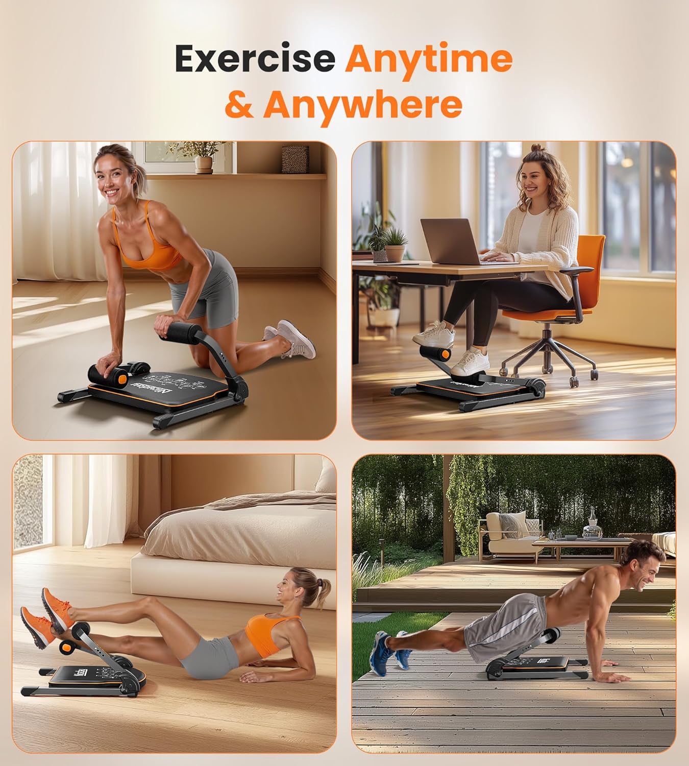 Niceday Ab Workout Equipment, Ab Machine for Stomach Workout, Ab Trainer Machine for Home, Ab Crunch Machine for Home Exercise, Sit Up Machine with 330 LBS Weight Capacity - Image 8