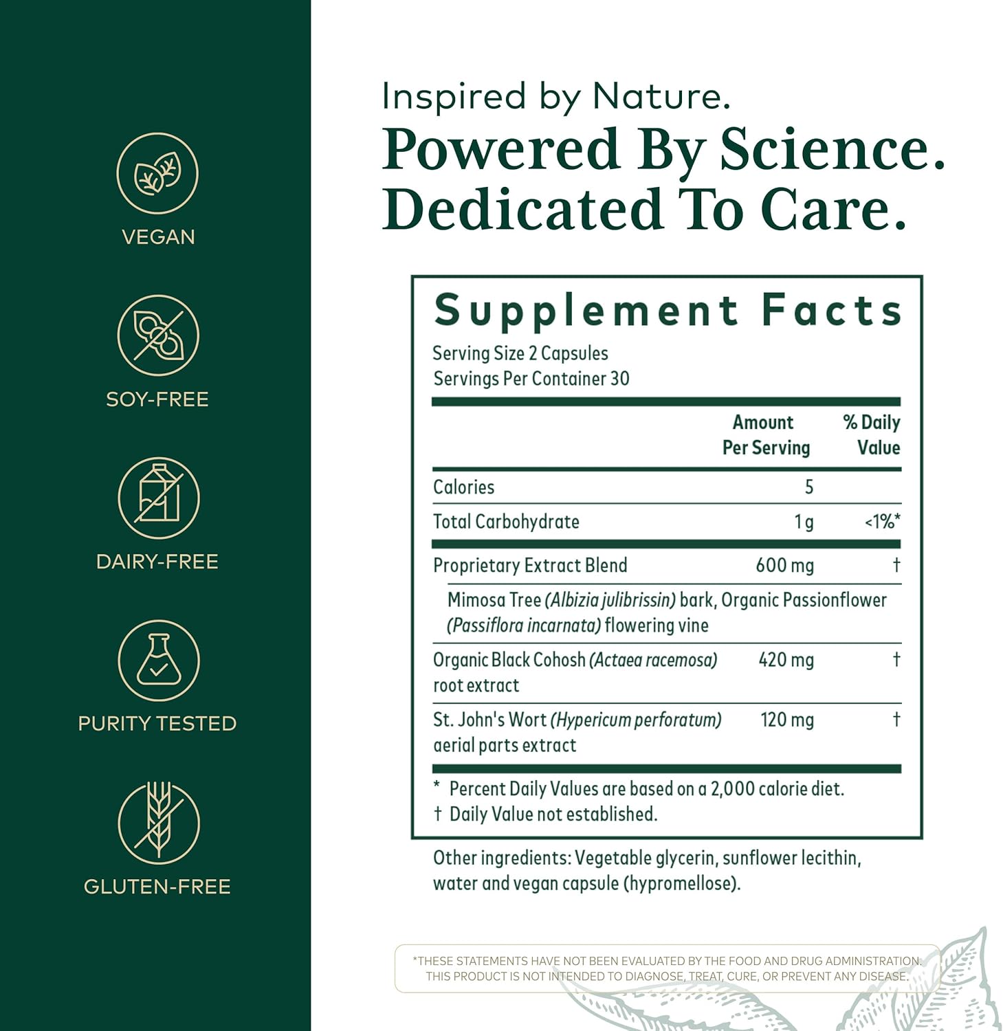 Gaia Herbs Pro Female Hormone Formula PM - Women's Health Supplement for Menopause & Sleep Support - Black Cohosh & St. John's Wort - Vegan, Soy-Free & Gluten-Free - 60 Liquid Phyto-Caps (30 Servings) - Image 2