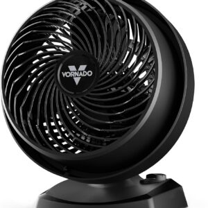 Vornado 52 Whole Room Air Circulator Fan with 3 Speeds, Black