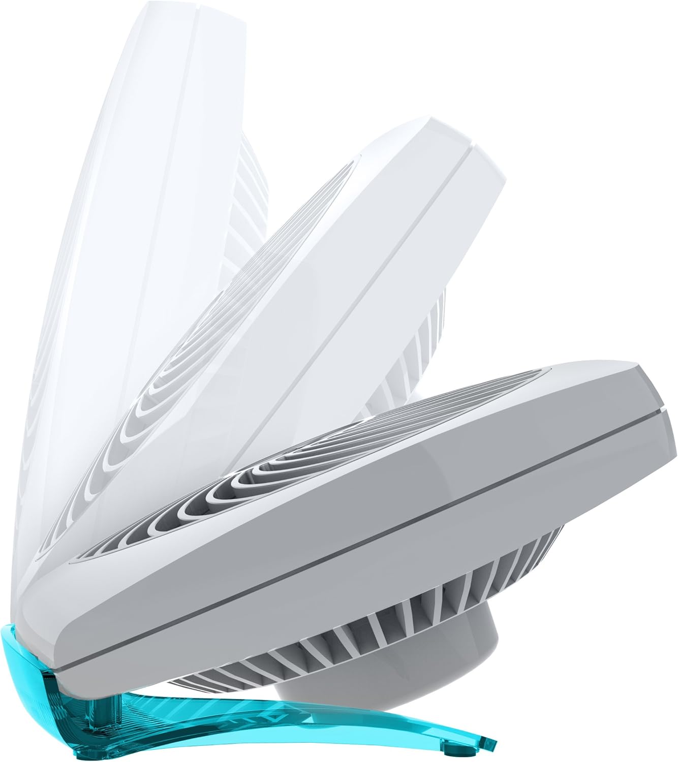 Vornado FIT Personal Air Circulator Fan with Fold-Up Design, Directable Airflow, Compact Size, Perfect for Travel or Desktop Use, Aqua - Image 3