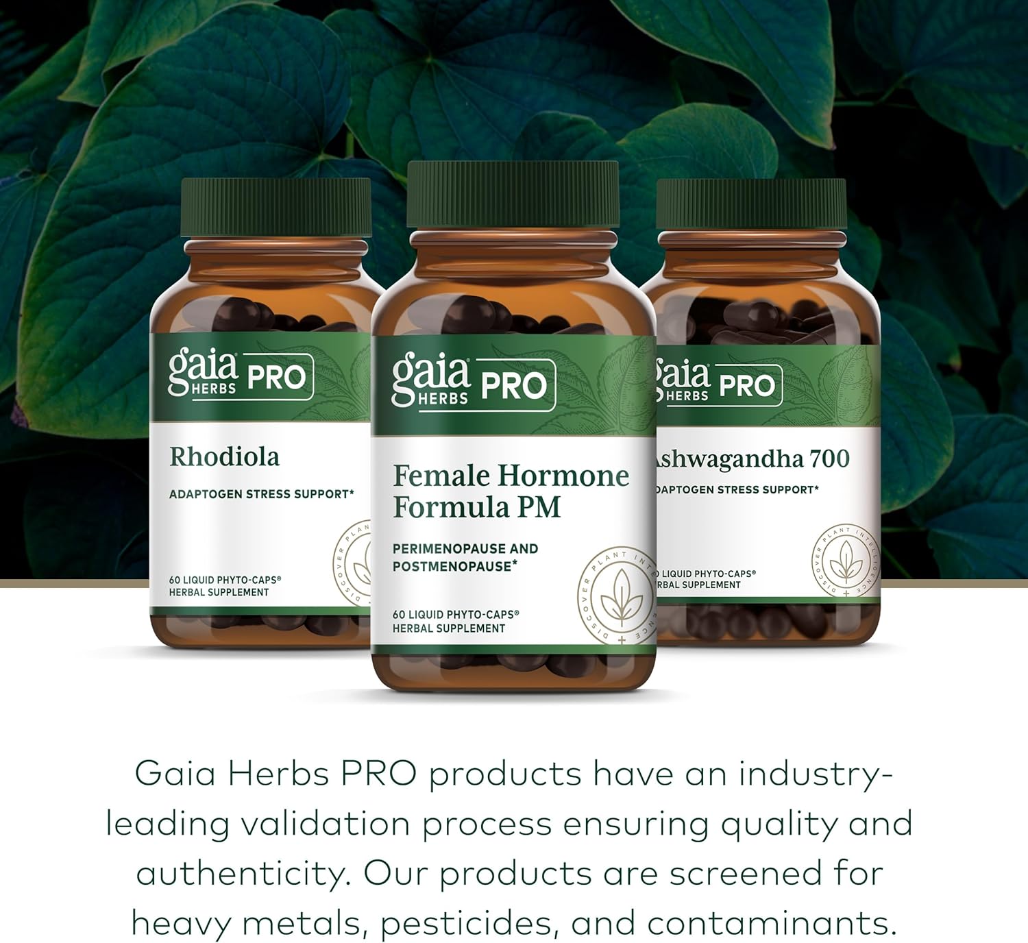Gaia Herbs Pro Female Hormone Formula PM - Women's Health Supplement for Menopause & Sleep Support - Black Cohosh & St. John's Wort - Vegan, Soy-Free & Gluten-Free - 60 Liquid Phyto-Caps (30 Servings) - Image 6