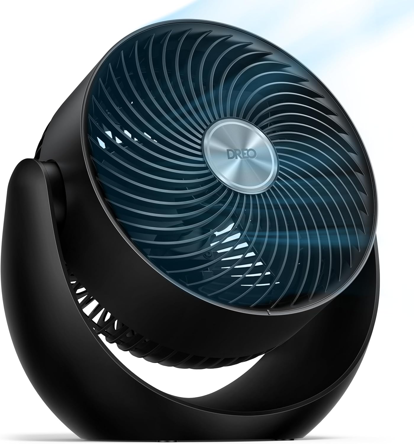 DREO Fan for Bedroom, Floor fans for Whole Room, 40ft Strong Airflow, 120° Adjustable Tilt, 28db Low Noise, Quiet, 11 Inch, 3 Speeds, 2025 New Air Circulator for Office, Kitchen, Home
