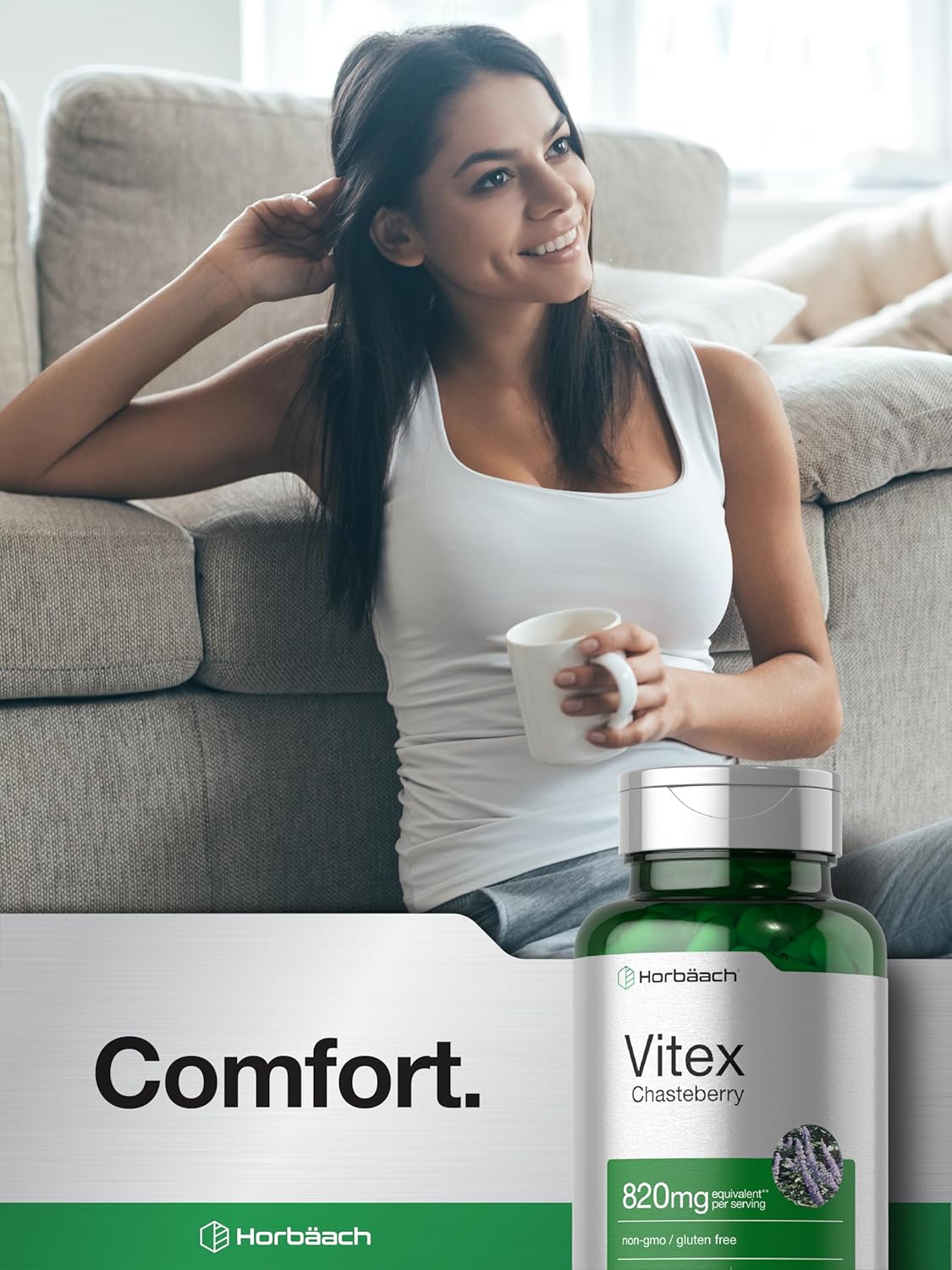 Horbäach Vitex Berry | 110 Capsules | Chasteberry Supplement for Women | Agnus-Castus Fruit | Non-GMO, Gluten Free - Image 7