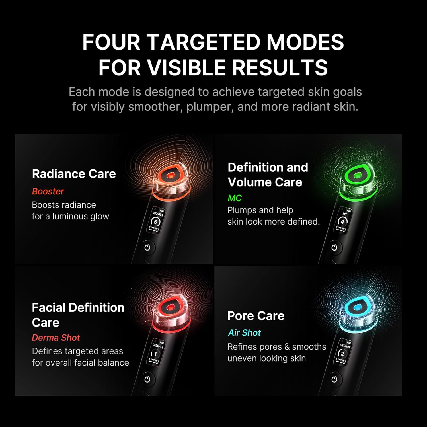 medicube Hydration Boost Facial Device Set: Hyaluronic Acid Moisturizing Jelly Cream and Booster Pro Black | For Radiant and Firmer-Looking Glow | Home Care, Korean Skincare - Image 6