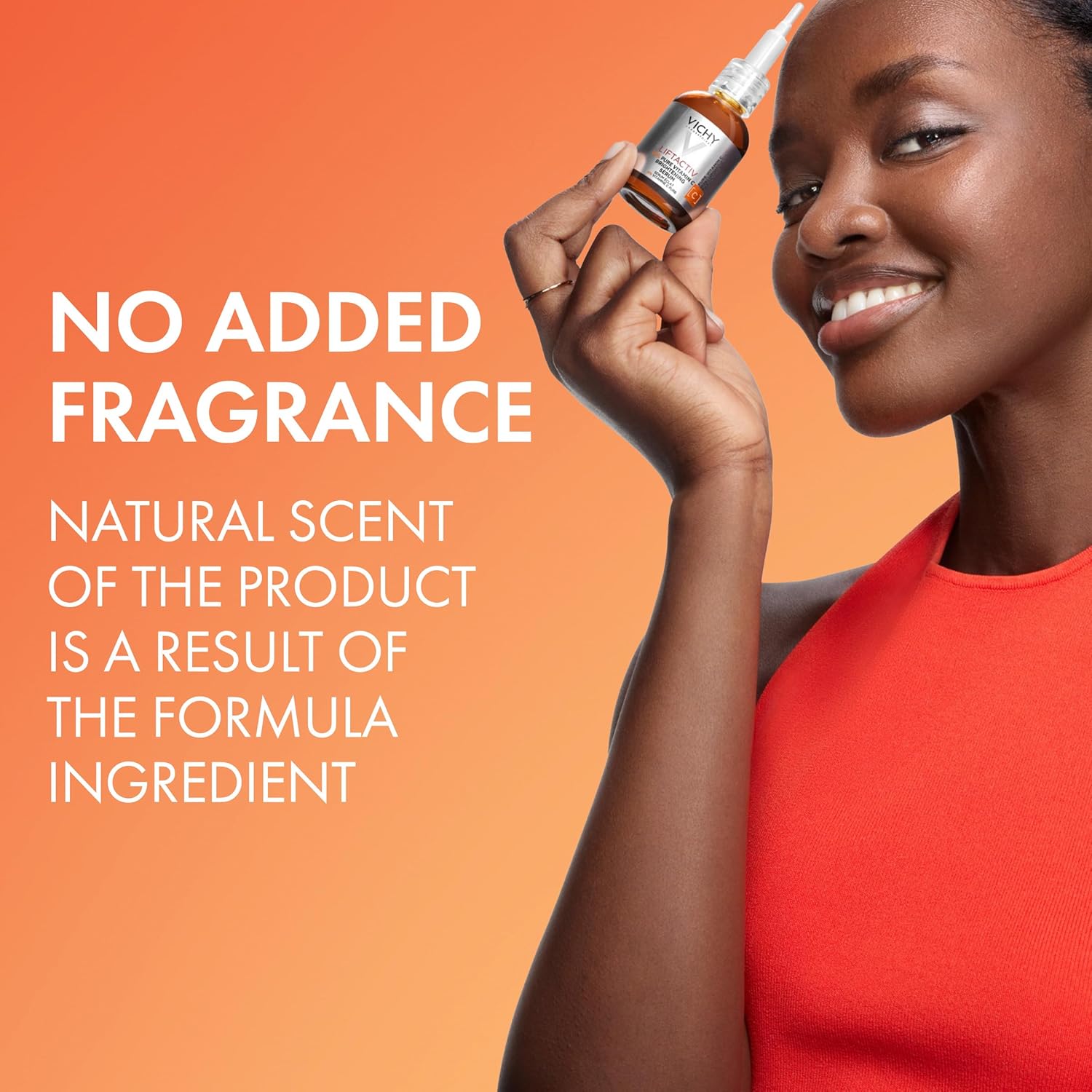 Vichy LiftActiv Vitamin C Serum For Face, Brightening Serum With Pure Vitamin C + Hyaluronic Acid + Vitamin E, Reduces Fine Lines, Smooths Skin Texture, Improves Radiance, Anti Aging - Image 6