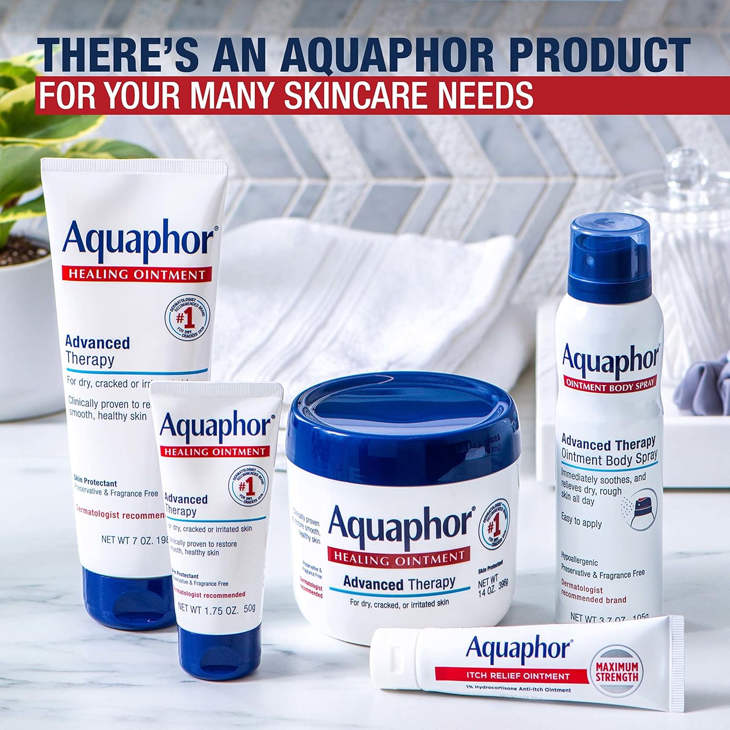 Aquaphor Healing Ointment, Advanced Therapy Skin Protectant, Multi-Purpose Healing Ointment and Body Moisturizer, For Dry, Cracked Skin, Minor Cuts and Burns, 14 Oz Jar - Image 13