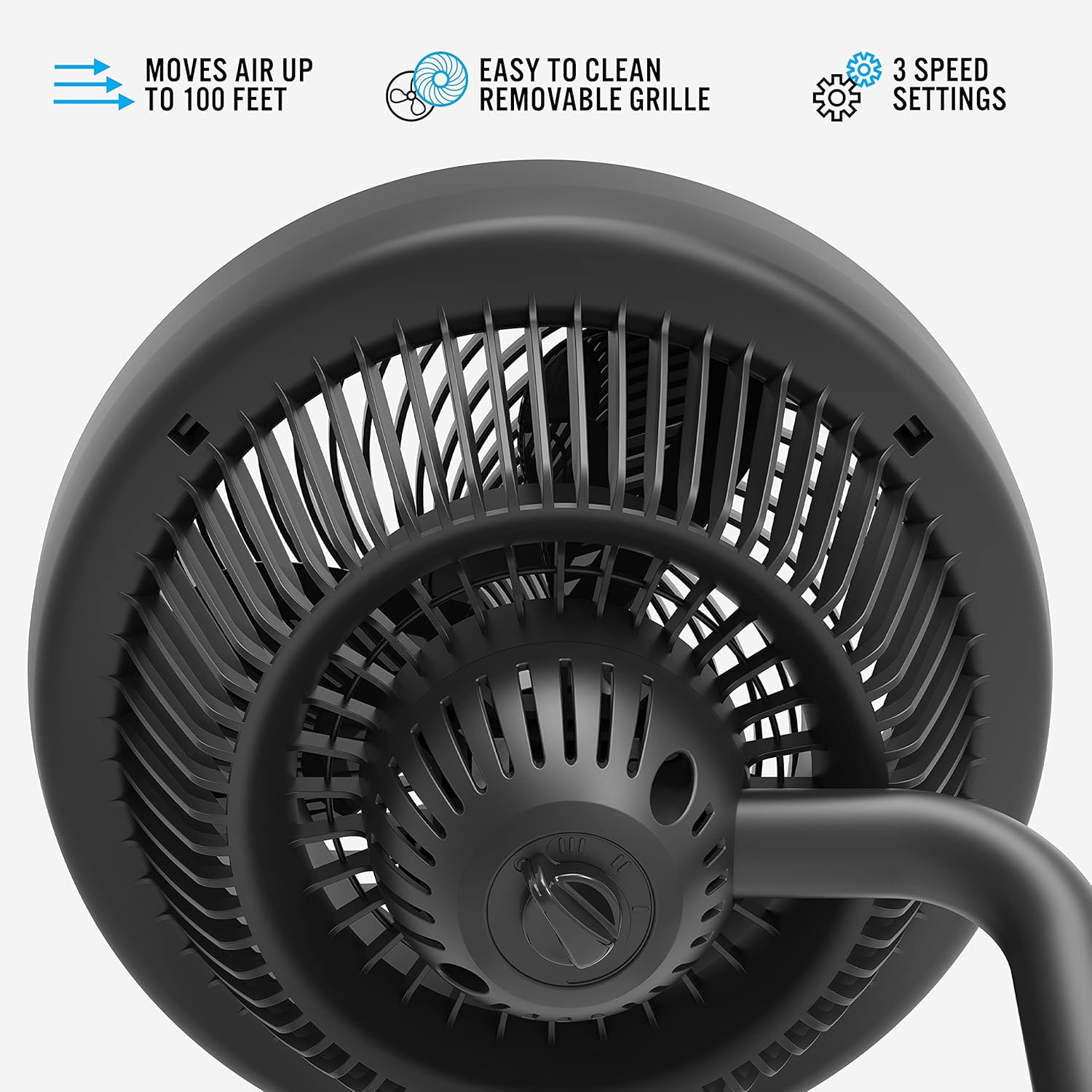 Vornado 723 Full-Size Whole Room Air Circulator Fan,Black,Large - Image 2