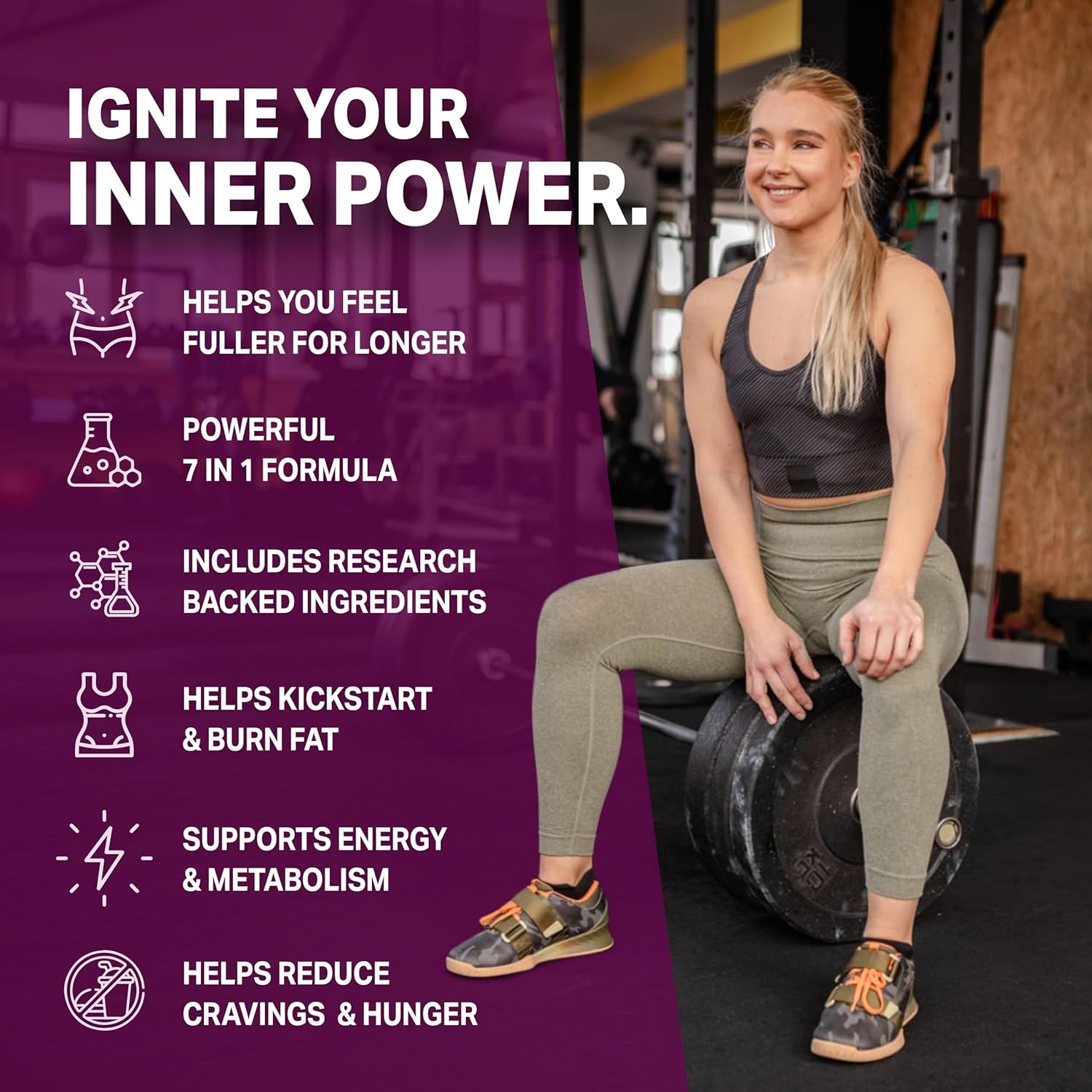 GLP-1 Fat Loss Ultra - Weight Loss Pills, Appetite Suppressant & Fat Burner for Women | Supports Healthy Pathways Associated with GLP-1 Activity | 3rd Party Tested Supplement - 60 Capsules for Adults - Image 4