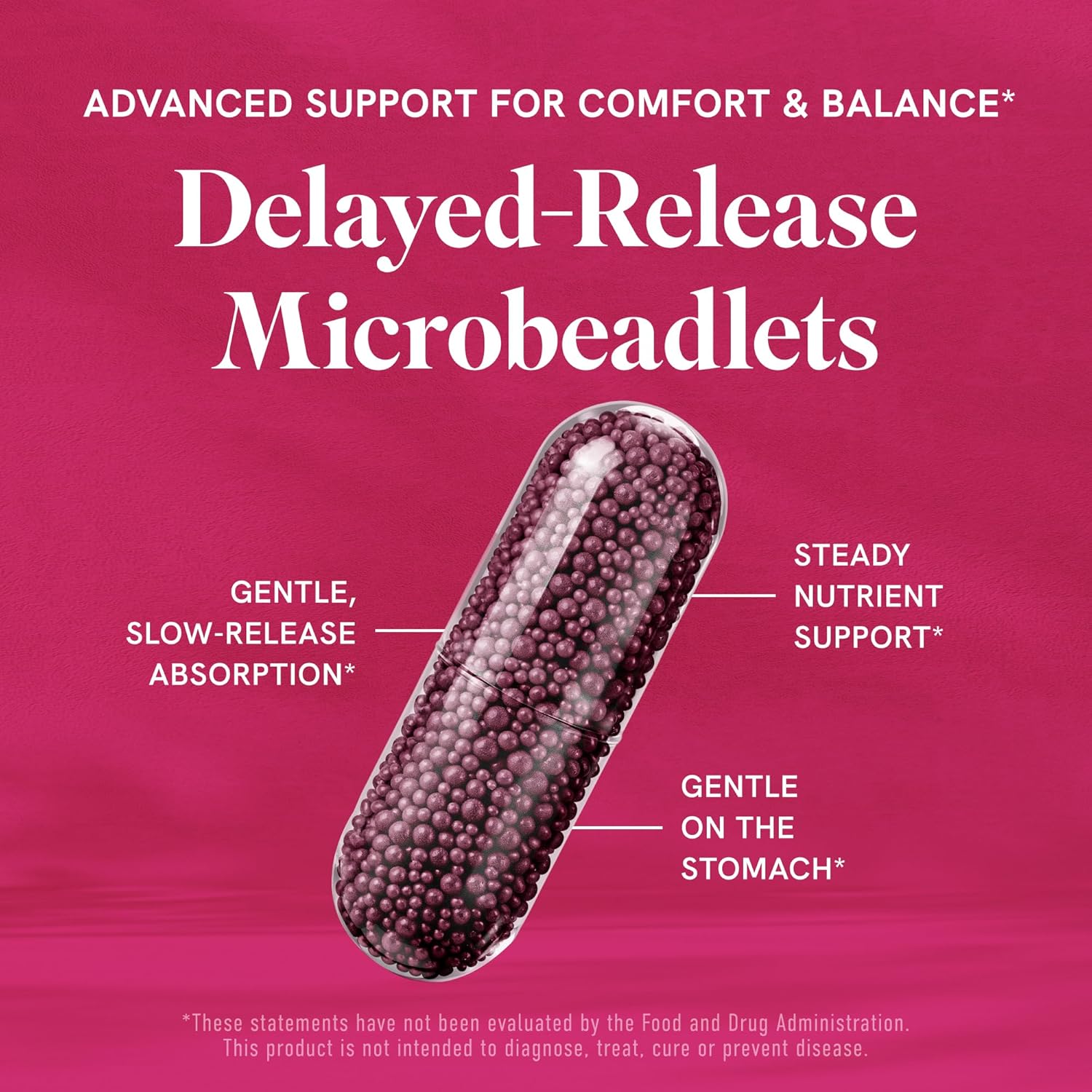 Menopause Vitamins Beadlets with Black Cohosh, Red Clover & More | Hot Flashes, Night Sweats & Mood Support | Menopause Supplements for Women with Dong Quai, Chaste Tree Berry & DIM | Non-GMO 30ct - Image 5