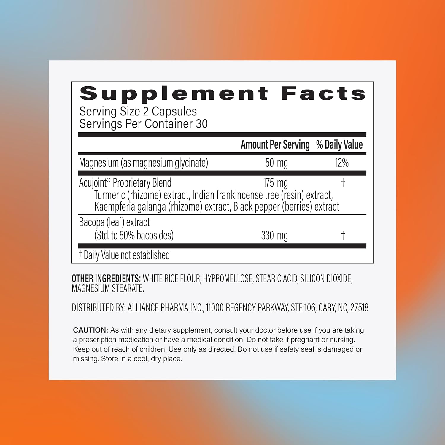 Amberen Keep Agile Menopause Supplement for Women, Clinically Proven Acujoint® for Joint Comfort, Magnesium for Bone & Muscle Health, Bacopa Monnieri for Cognition, 60 Capsules - Image 8