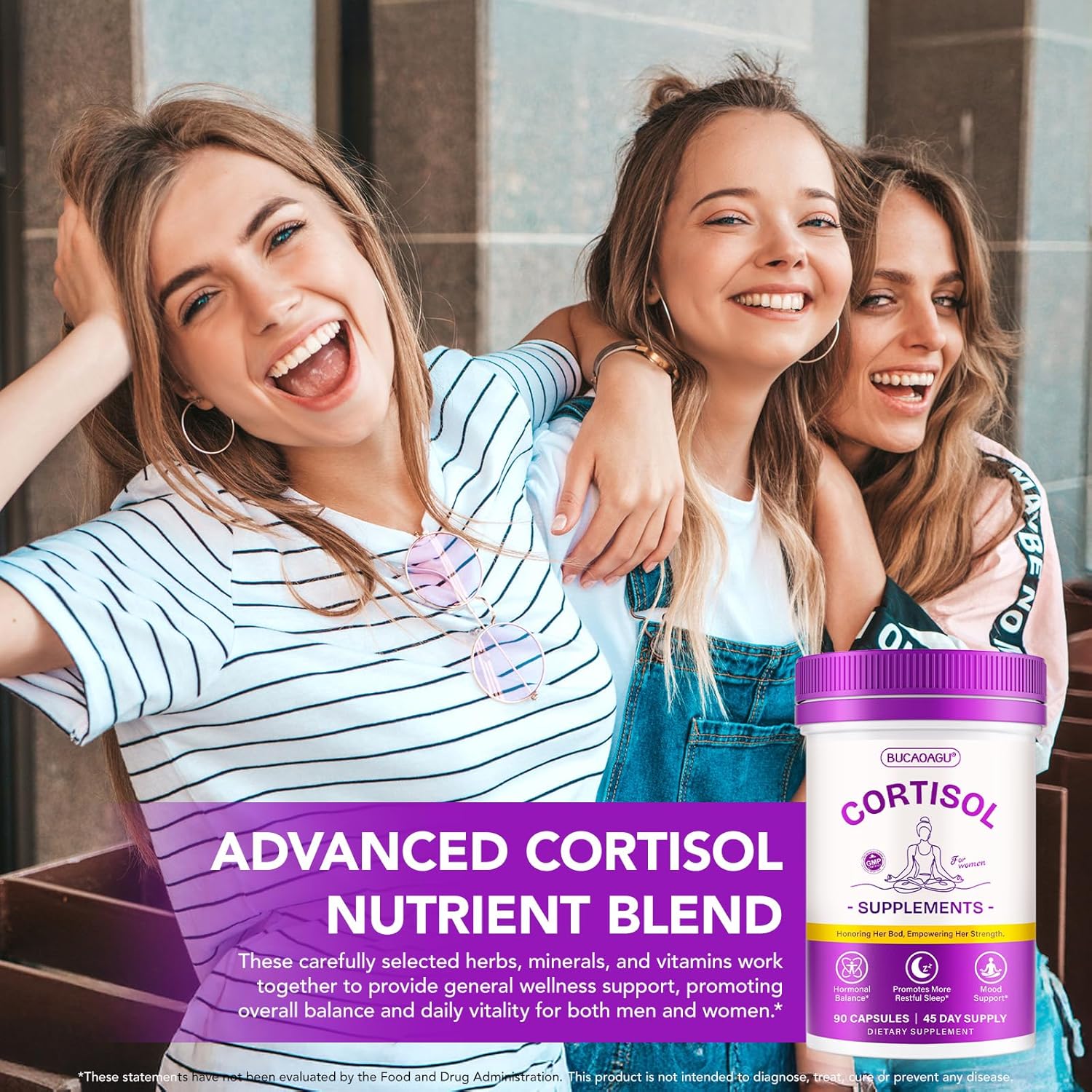 Cortisol Supplements for Women - Cortisol Reducer & Stress Support - Magnolia Bark, Rhodiola Rosea, Holy Basil, Magnesium, Phosphatidylserine - Hormone Balance & Mood, Focus, Sleep Support - Image 7