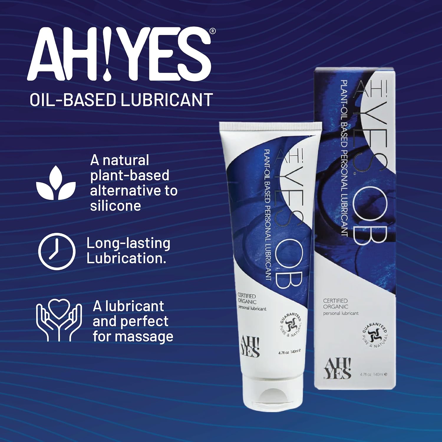 AH! YES® Intimate Health Starter Bundle | Certified Organic | Water-Based & Plant-Oil Lubricants, Vaginal Moisturizer & pH-Balanced Feminine Wash | Long-Lasting Hydration & Gentle Care - Image 5
