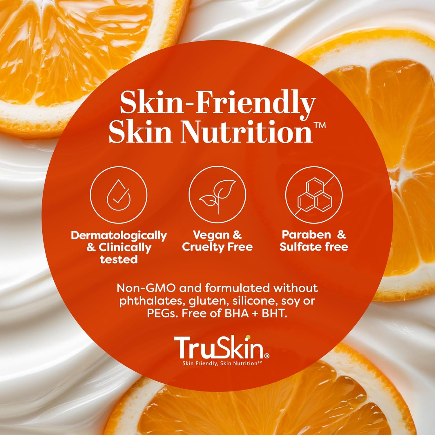 TruSkin Vitamin C Face Cream - Brightening & Hydrating Daily Moisturizer with Vitamin E, B5, Jojoba Oil & Green Tea - Smooth, Radiant-Looking Skin, 2 Fl Oz - Image 8