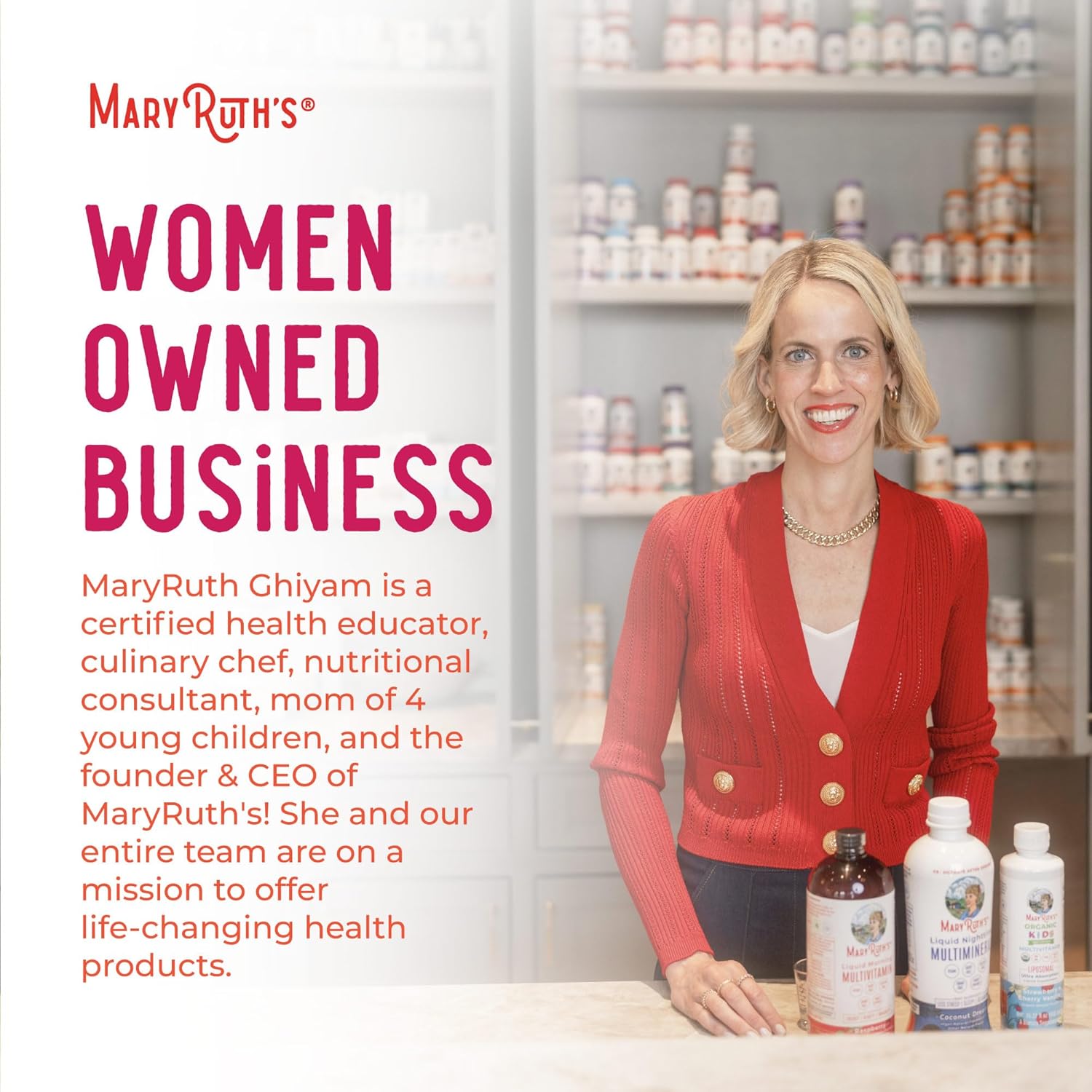 MARYRUTH'S 3-in-1 Daily Health Probiotics for Women | Hormone Support & Gut Health Supplement for Women | Women’s Probiotic | 50 Billion CFU | Vegan | 30 ct - Image 9