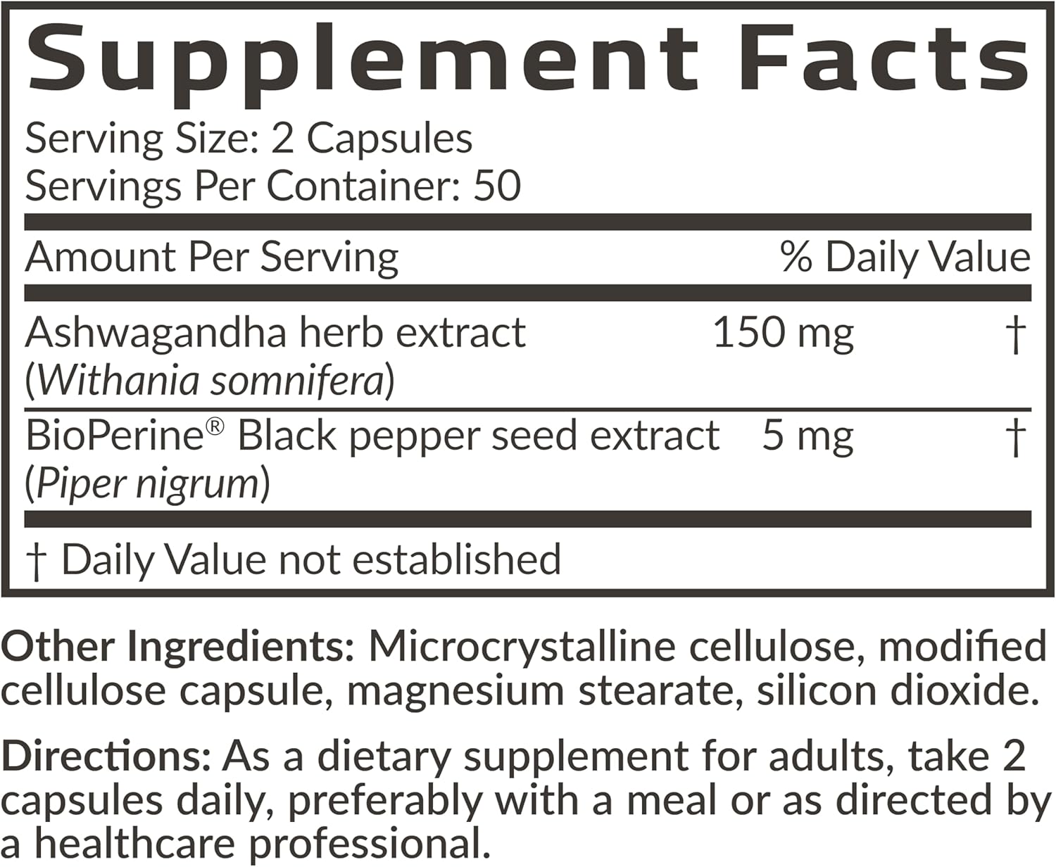 Futurebiotics Ashwagandha Extra Strength Stress & Mood Support with BioPerine - Non GMO Formula, 100 Vegetarian Capsules - Image 8