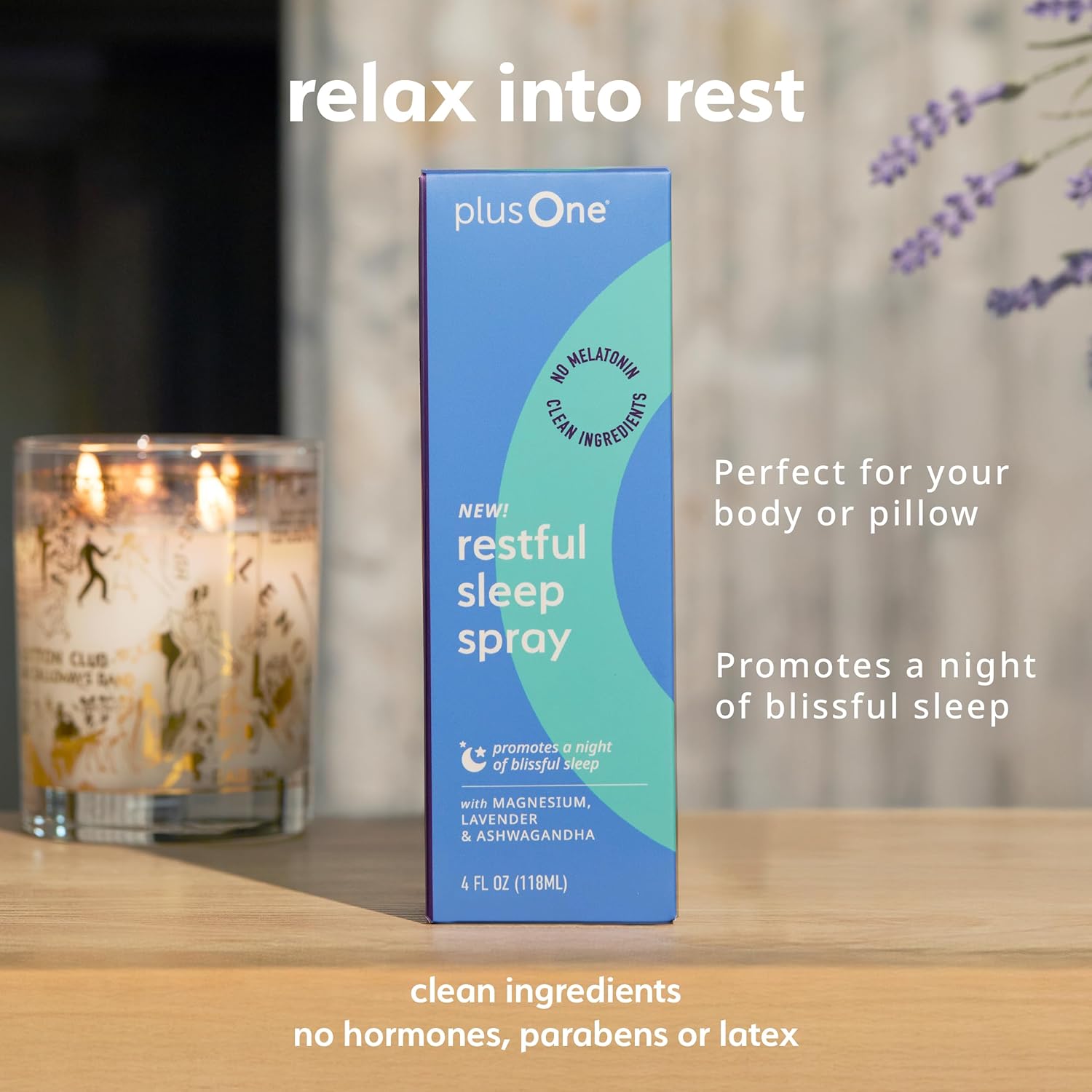 Blissful Sleep Spray – Magnesium, Lavender & Ashwagandha for Relaxation, Calm & Rest – Hormone-Free, Fragrance-Free, Menopause-Friendly Aromatherapy Mist - Image 3