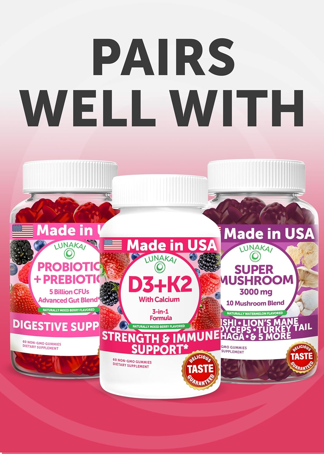 Lunakai USA Made Natural Menopause Supplements for Women – 13-in-1 Menopause Relief for Hot Flashes, Night Sweats, Sleep & Mood Support, 60ct - Image 8