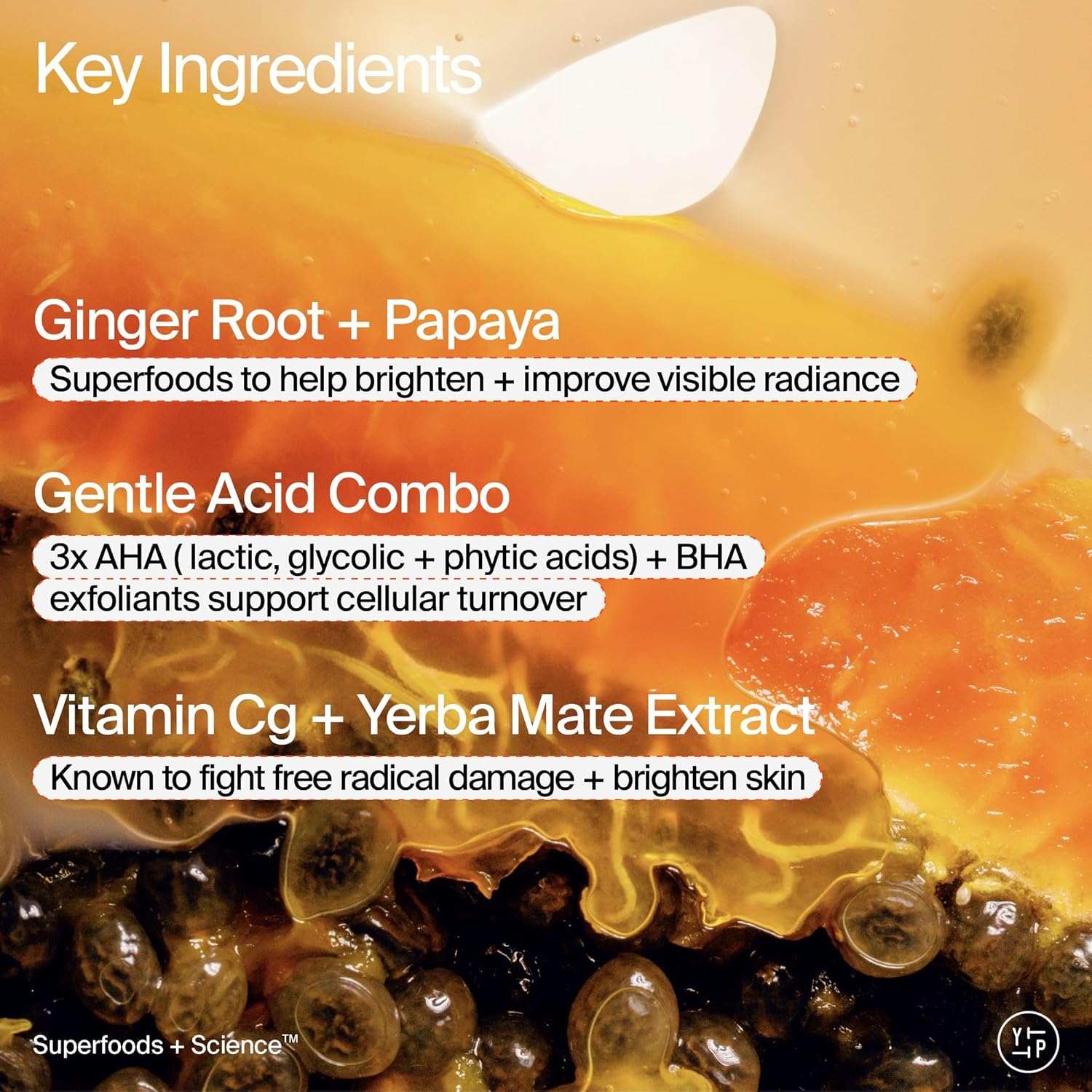 Youth To The People Superfruit Facial Cleanser - Papaya + Vitamin C Gentle Exfoliating Face Wash, Cellular Skin Renewal with AHA + BHA, Evens Skin Tone & Texture for Soft + Radiant Skin, Sulfate-free - Image 4