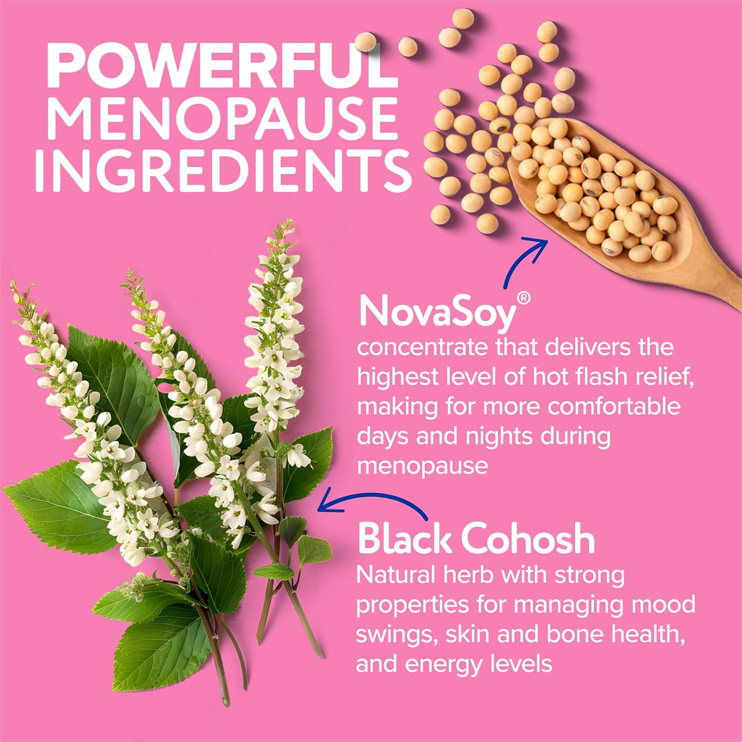 Florajen Triple-Action Menopause Probiotic - Hormonal Balance, Hot Flash, & Mood Swing Relief - Weight Management & Digestive Support - Featuring Berberine, Black Cohosh, & Botanical - 30 Capsules - Image 6