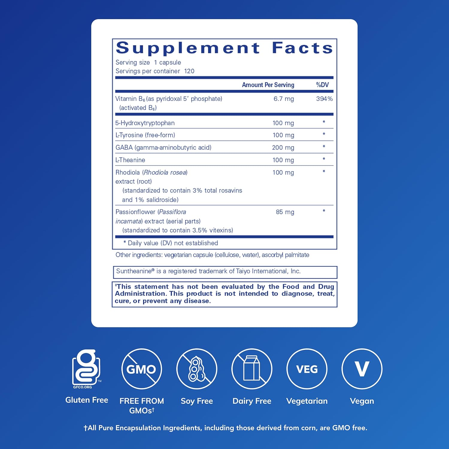 Pure Encapsulations Emotional Wellness | Support for Occasional Stress* | 120 Capsules - Image 2