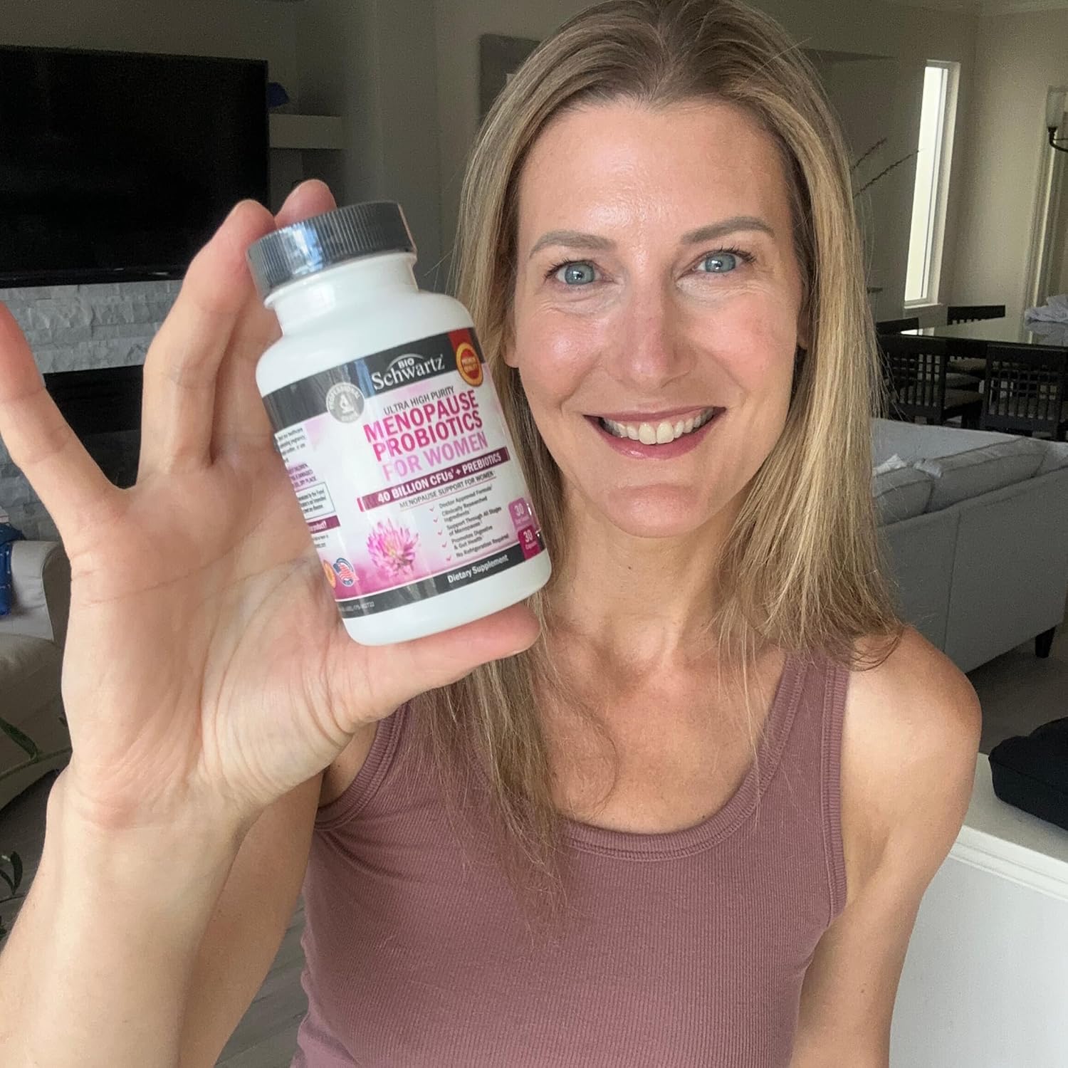 Menopause Supplements for Women - 40 Billion CFU Menopause Probiotics for Women - Support for Hot Flashes Night Sweats Mood Swings and Balance - Non-GMO, 30 Easy-Swallow Capsules, 30 Servings - Image 7