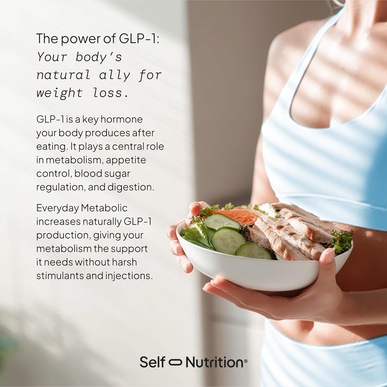 SELF NUTRITION GLP-1 Natural Supplement for Women – Third-Party Tested - Metabolism & Appetite Support with Berberine, Green Tea, Cinnamon & Resveratrol – Weight Management Supplement. Made in USA. - Image 8