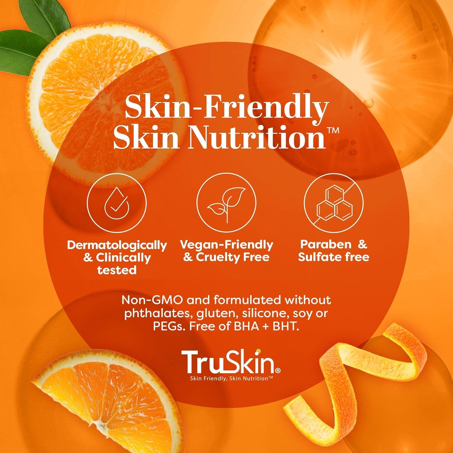 TruSkin Vitamin C Serum for Face – Anti Aging Face Serum with Hyaluronic Acid & Vitamin E – Brightening Formula for Improving Appearance of Dark Spots, Fine Lines & Wrinkles – All Skin Types, 1 fl oz - Image 7