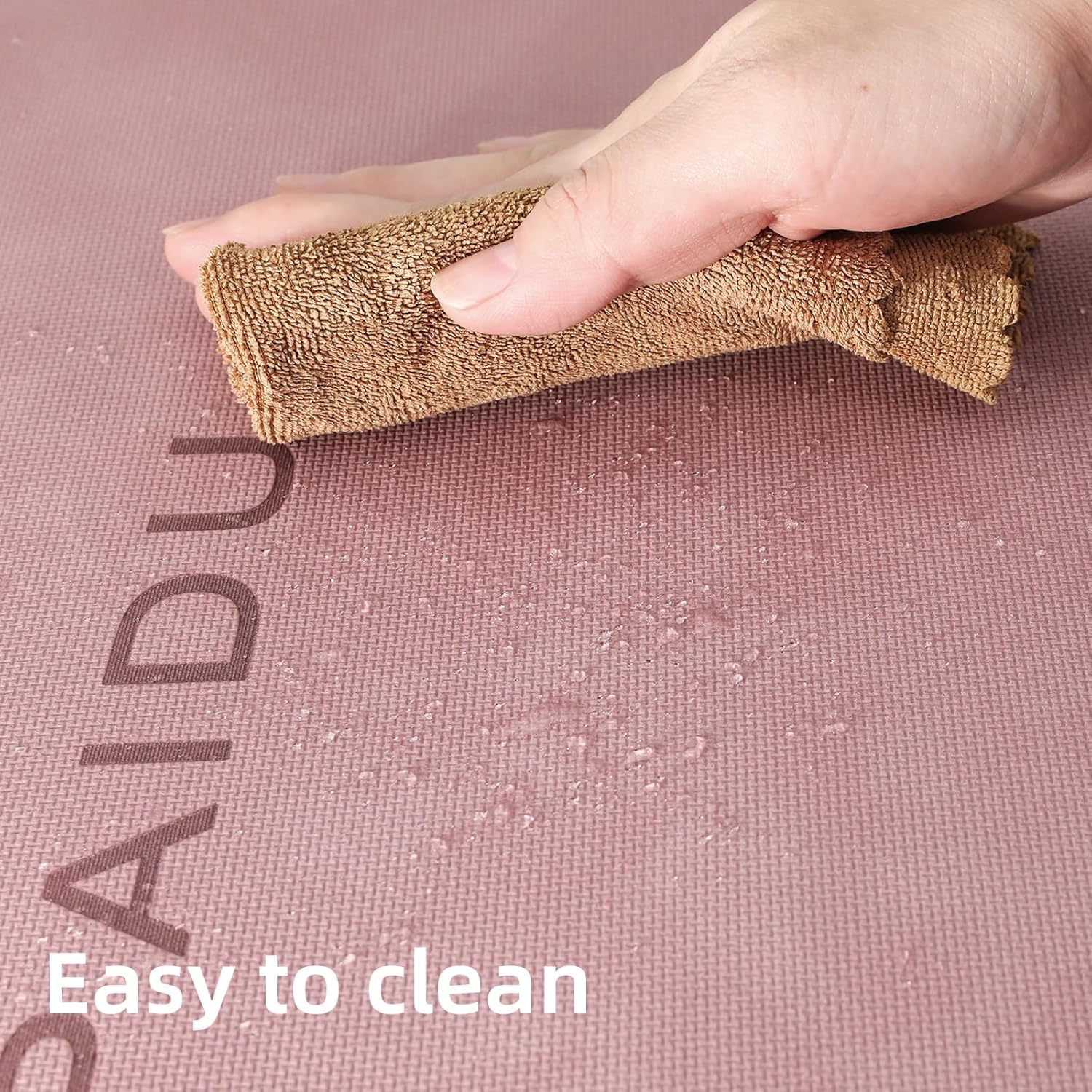 PAIDU Yoga Mat Non Slip Anti-tear,extra thick-2/5 inch(10MM)High Resiliency Professional POE Yoga Mats for Women Men Kids,72"x24"inch,Workout, Yoga, Pilates and Floor Exercise, with Carrier Strap - Image 7