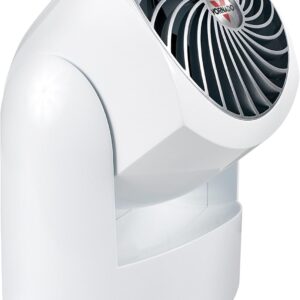 Vornado Flippi V10 Oscillating Compact Air Circulator Fan, Quiet Portable Fan for Office or Bedroom, Adjustable Head, 3 Speeds, Ice White