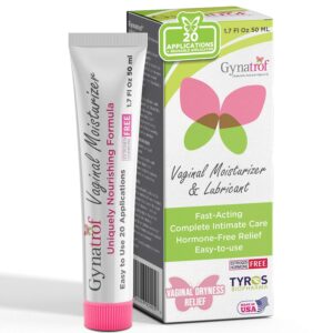 Gynatrof Vaginal Moisturizer, Long-Lasting for Vaginal Dryness & Irritation, Hormone-Free Hyaluronic Acid & Vitamin E Feminine Care, Daily Hydration For Intimate Feminine Care, 1.7 fl oz