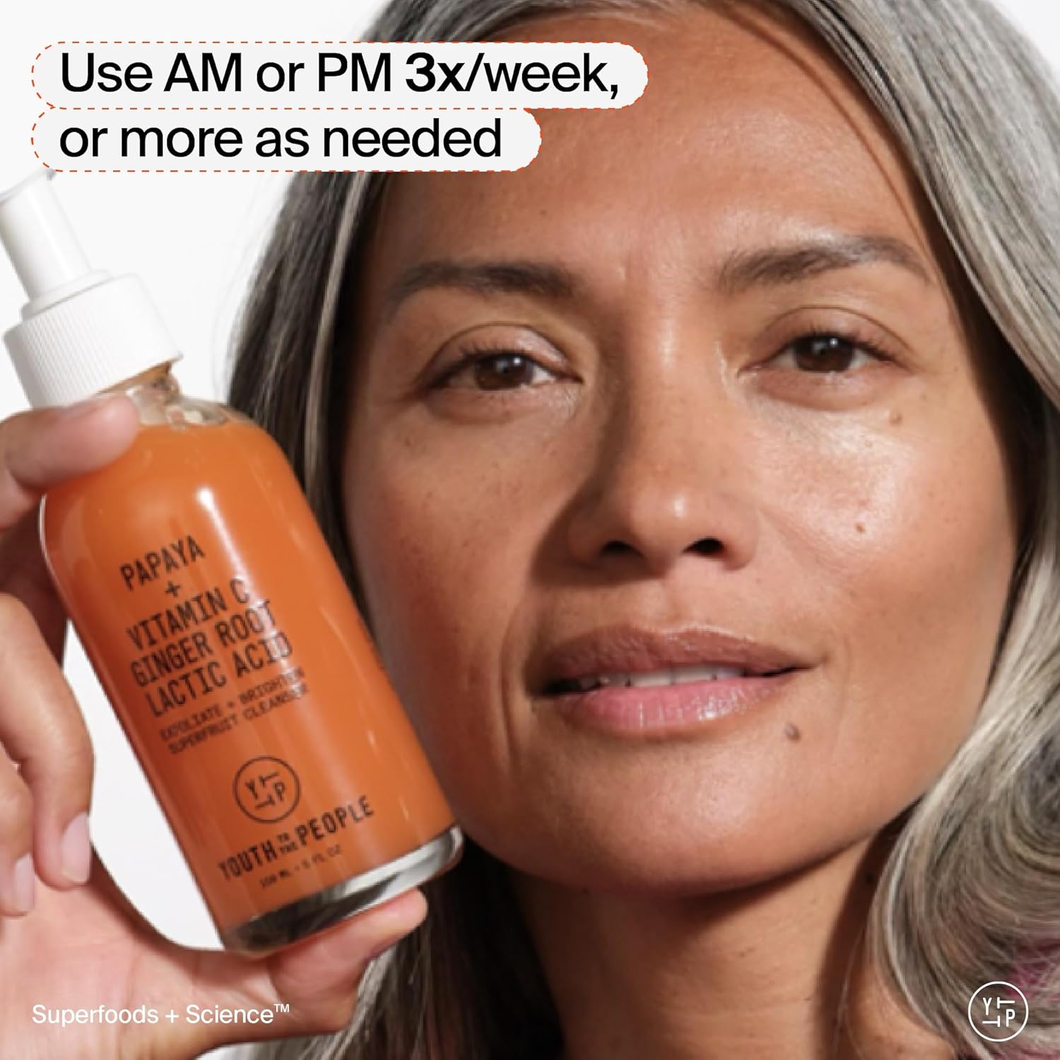 Youth To The People Superfruit Facial Cleanser - Papaya + Vitamin C Gentle Exfoliating Face Wash, Cellular Skin Renewal with AHA + BHA, Evens Skin Tone & Texture for Soft + Radiant Skin, Sulfate-free - Image 10