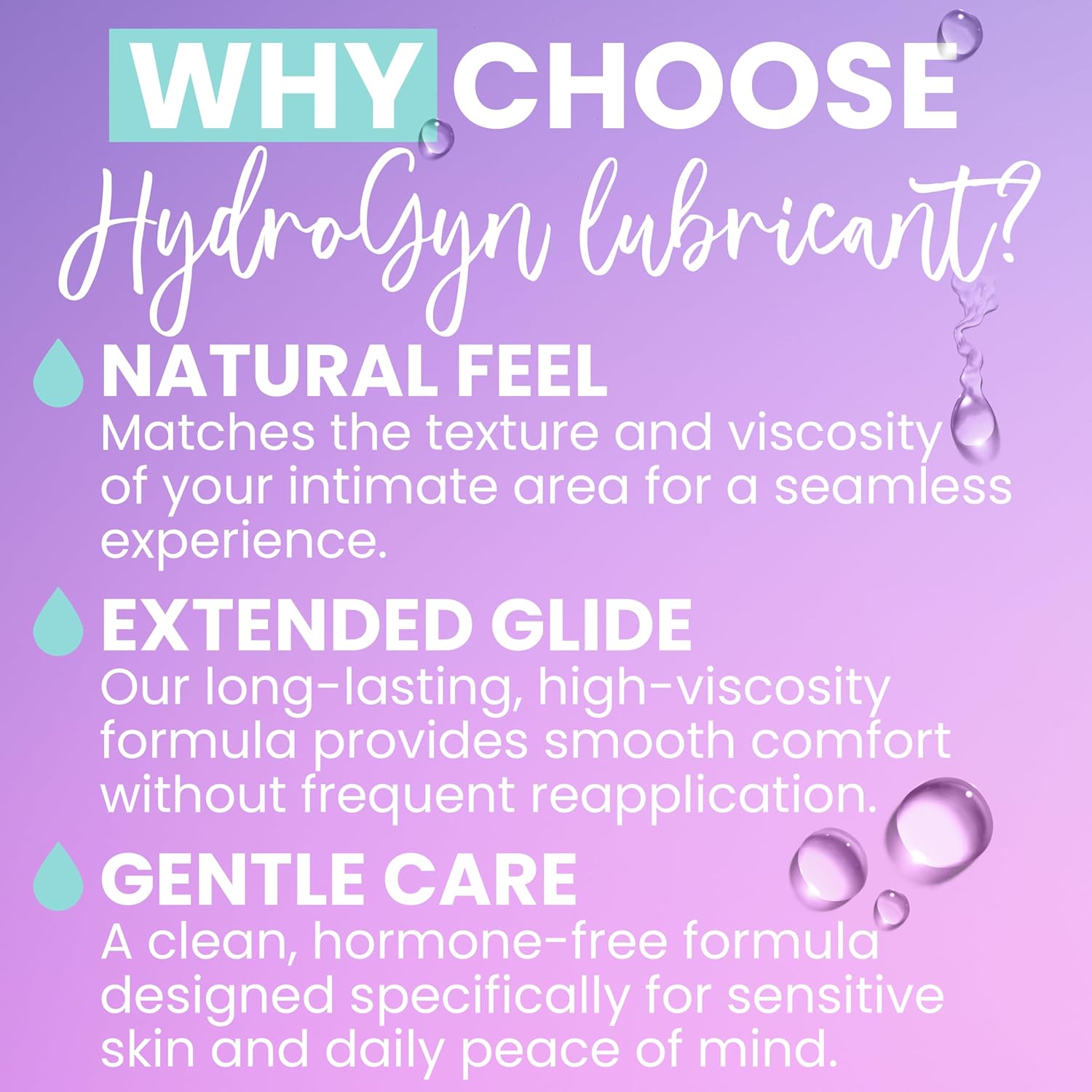 Hydro GYN Vaginal Moisturizer | Long Lasting for Intimacy & Vaginal Dryness | Hyaluronic Acid | Hormone Free | Pre and Post Menopausal | 4 oz Tube Includes Reusable Applicator - Image 4