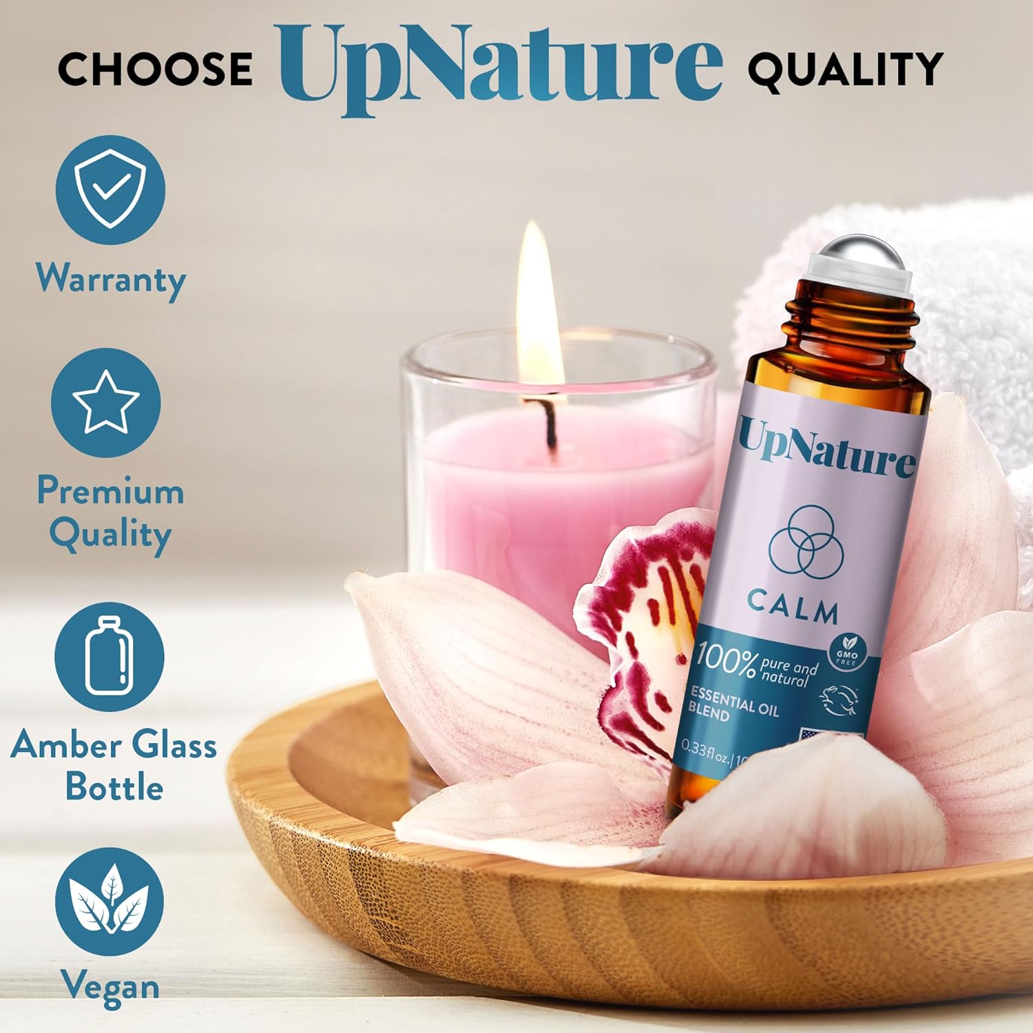 UpNature Calm Essential Oil Roll On - Self Care Gifts for Mom Women Her - 100% Natural Aromatherapy Blend for Relaxation Relief - Image 7