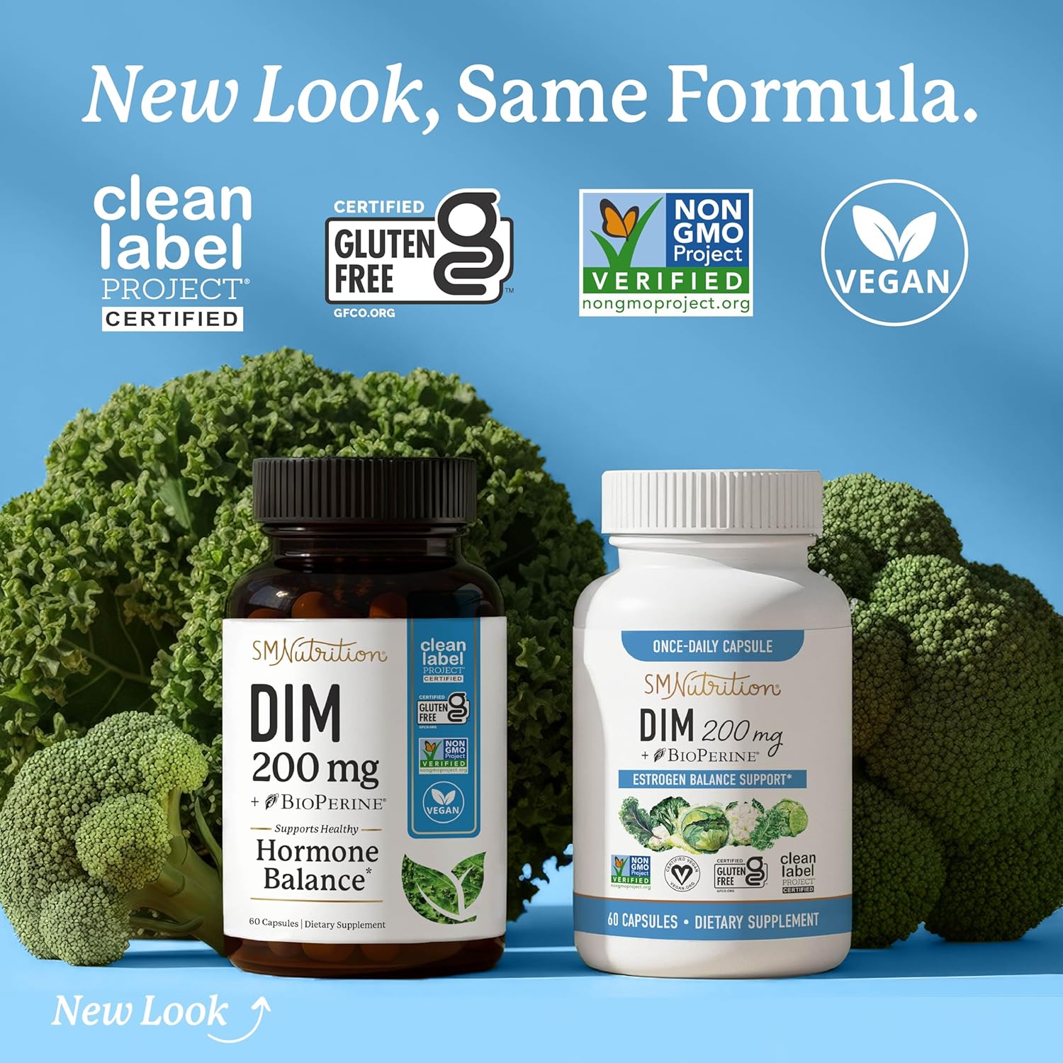 DIM Supplement 200 mg | Estrogen Balance for Women & Men | Hormonal Acne, Hormone Balance, Menopause & Antioxidant Support | Clean Label Project Certified, Vegan & Soy Free Diindolylmethane | 60 Ct. - Image 9