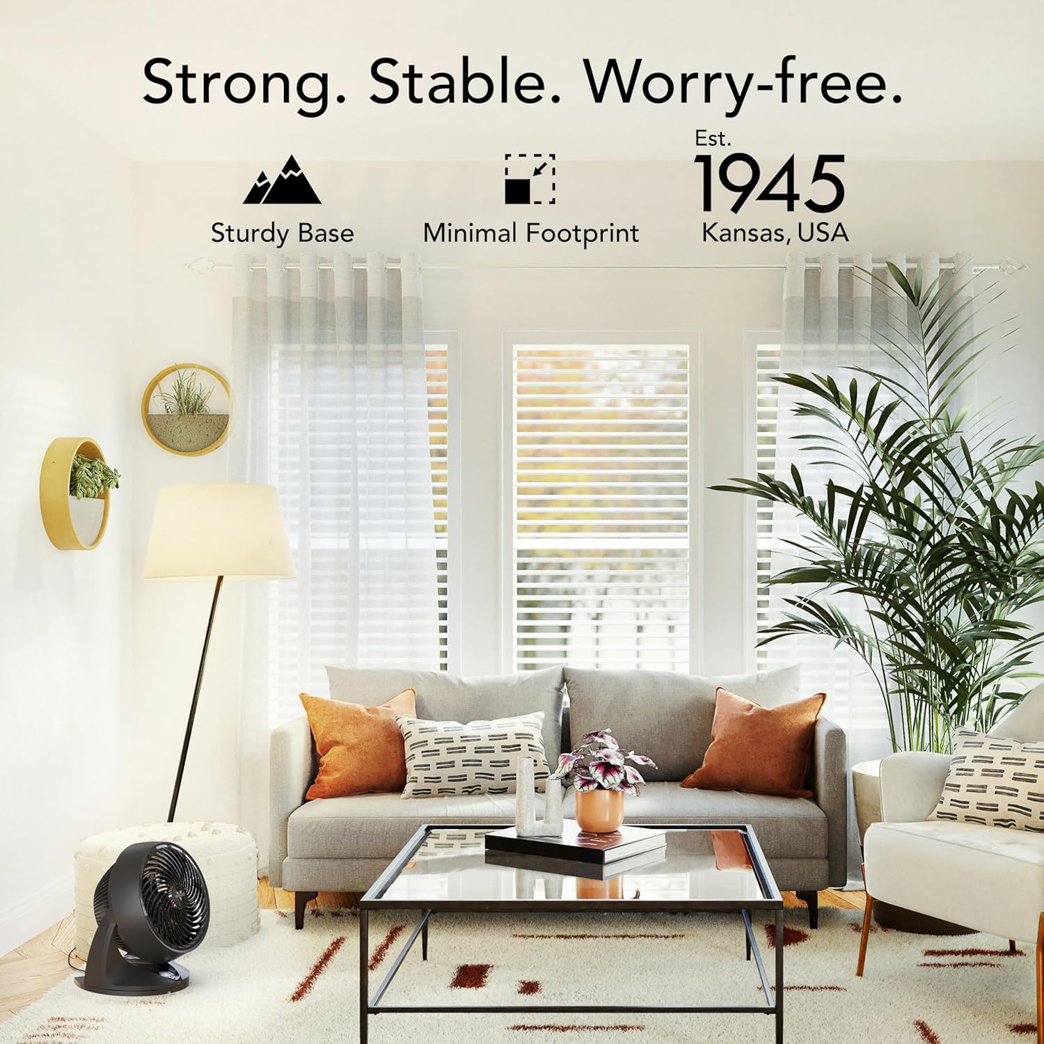 Vornado 753 OSC Whole Room Air Circulator Fan with Oscillation, Included Remote, Auto Mode, Aromatherapy with Included Scent Pads, 3 Speeds, Easy-Clean Removable Grille, Powerful Airflow, Black - Image 6