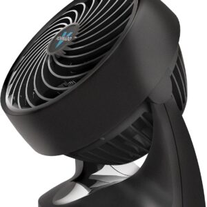 Vornado 133 Small Room Air Circulator Fan, 2 Speeds, Adjustable Head, Table Fan for Desk, Nightstand, Black