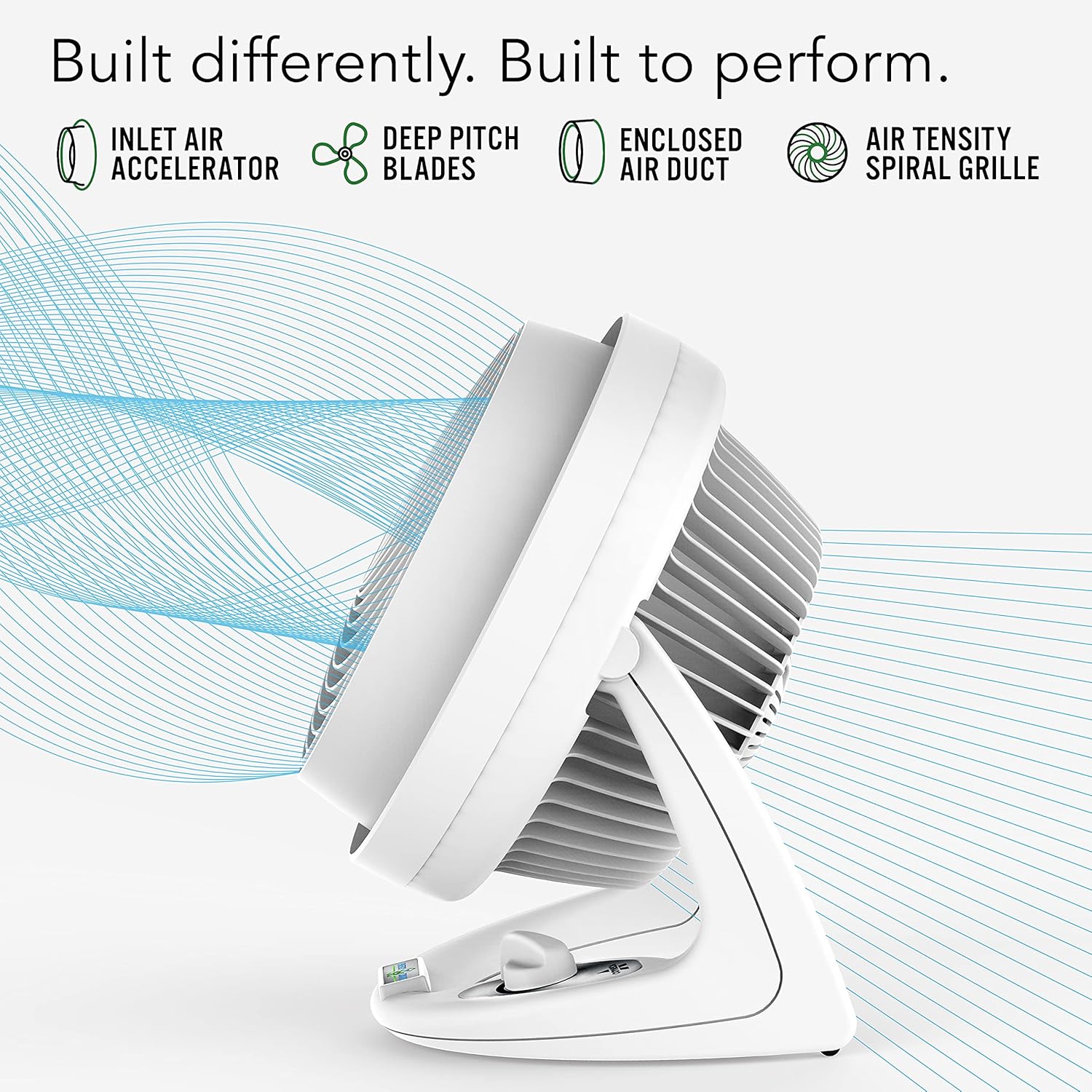 Vornado 610DC Energy Smart Air Circulator Fan with Variable Speed Control, DC Motor, Adjustable Head, Quiet Fan for Bedroom, Office, Home - Image 4