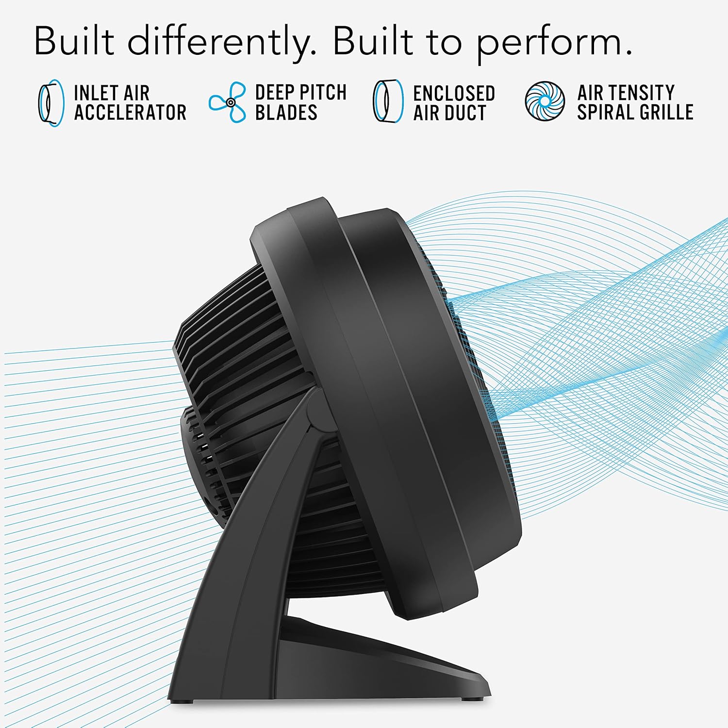 Vornado 630 Mid-Size Whole Room Air Circulator Fan, Black & Pivot Personal Air Circulator Fan, Copper - Image 4
