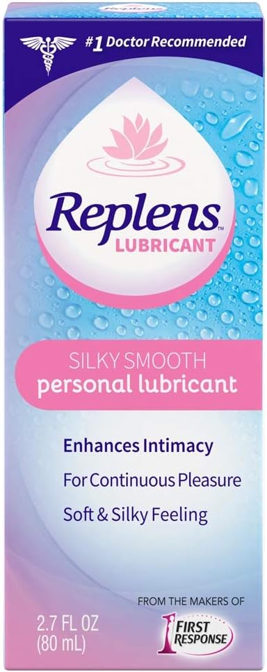 Replens Silky Smooth Personal Lubricant 2.7 fl oz (76.54 g) Pack of 2