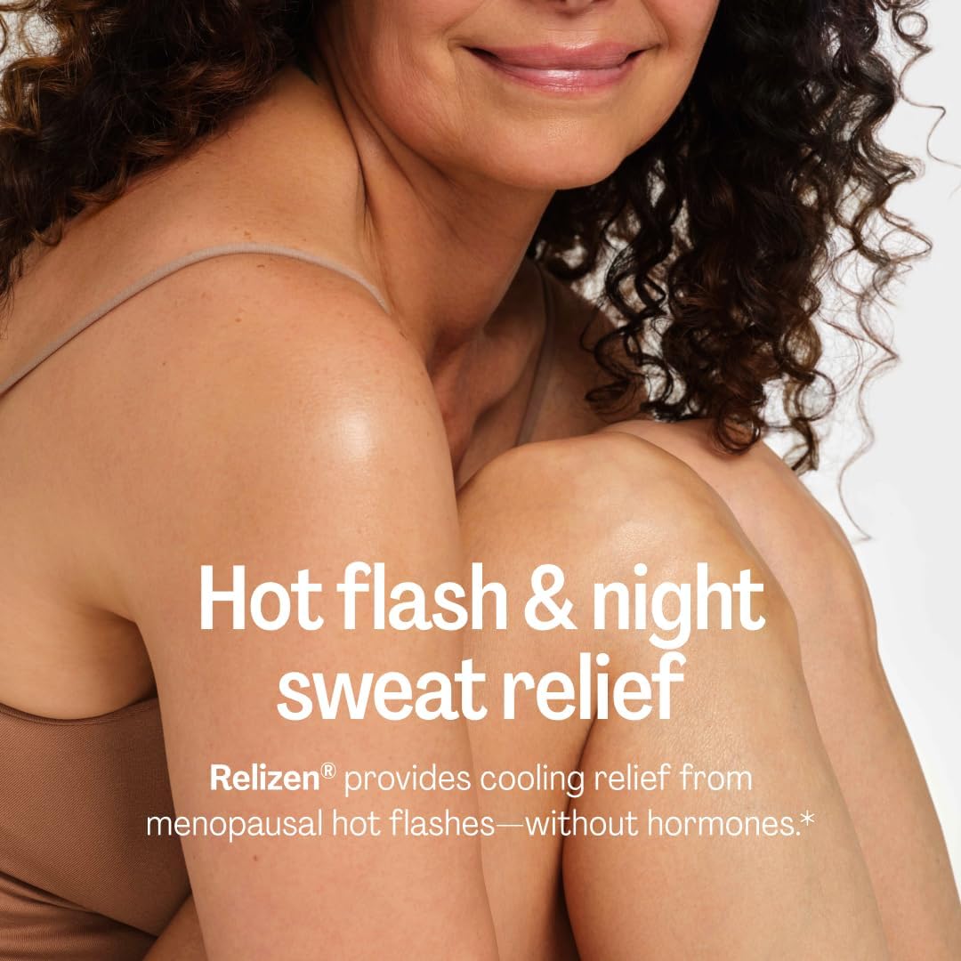 Relizen by Bonafide. Relief from Menopausal Hot Flashes & Night Sweats. — 2-Month Supply (120 Tablets) - Image 3